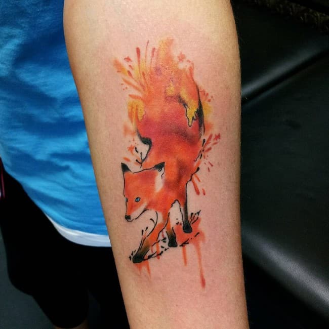 watercolor tattoo