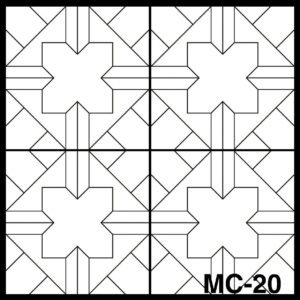 Embossed Moroccan Tile