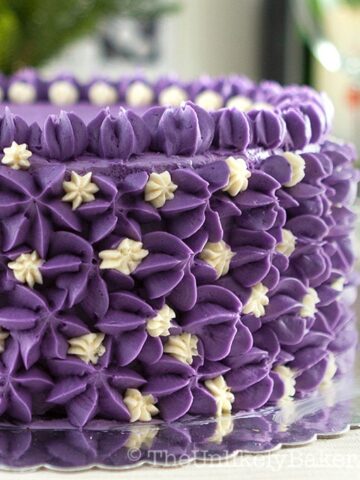 Ube Cake (Filipino Purple Yam Cake)