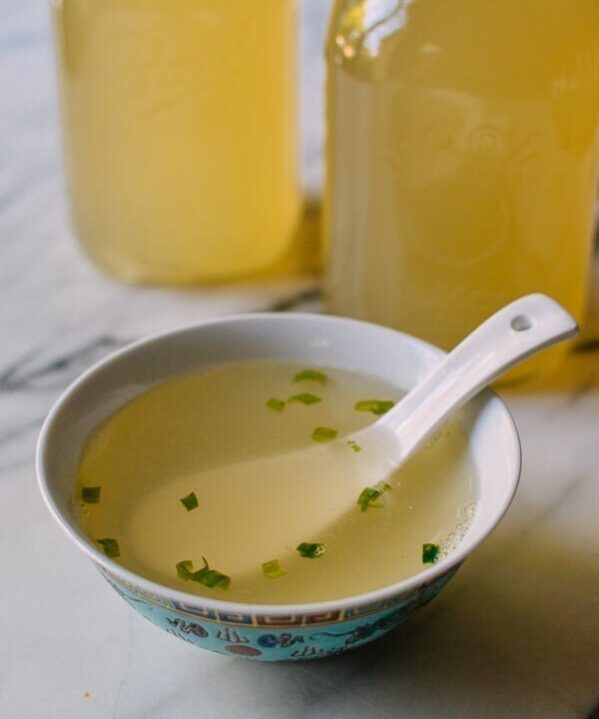 Pork and Chicken Stock, by thewoksoflife.com