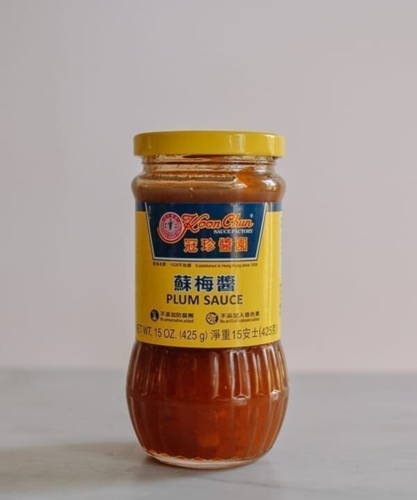 Jar of plum sauce, thewoksoflife.com