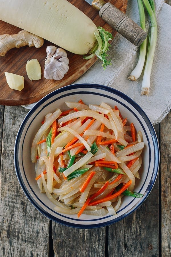 Daikon Stir-fry, thewoksoflife.com