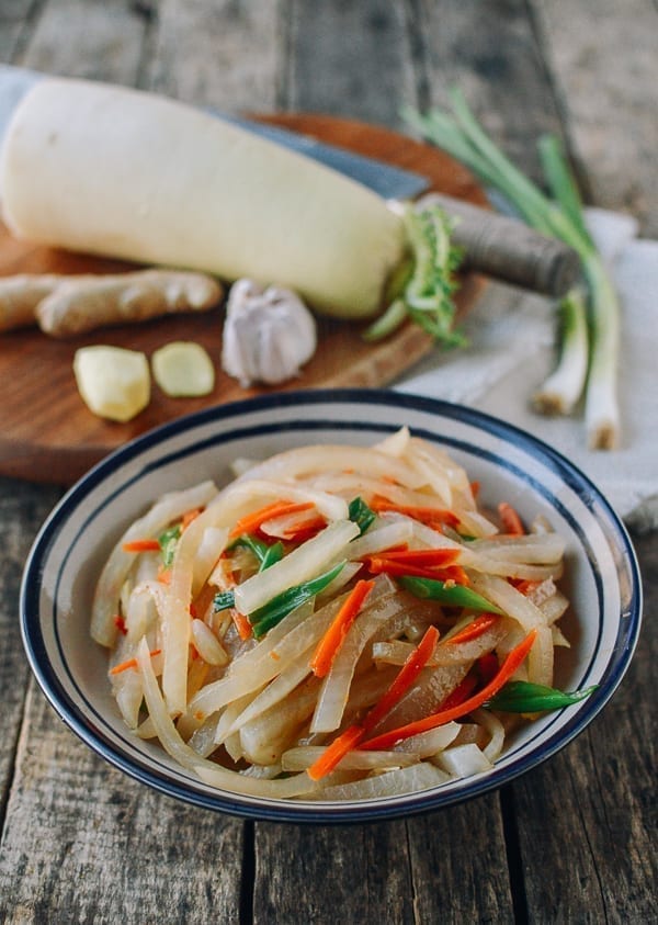 Chinese Daikon Stir-fry, thewoksoflife.com