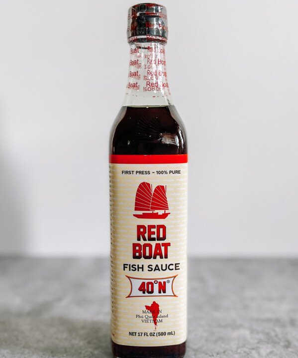 Bottle of Fish Sauce (red boat brand)