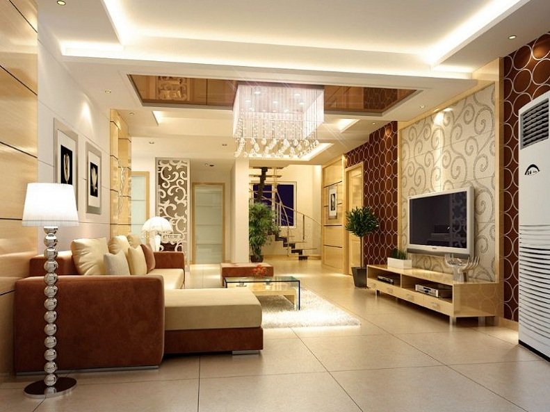 Contemporary-POP-Fall-Ceiling-Designs-For-Living-Room-With-Wooden-Flooring-Ideas-