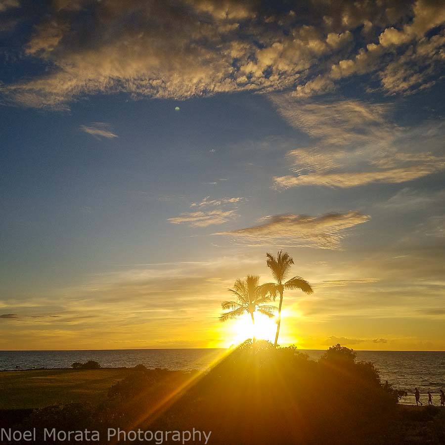 Hapuna beach for sunset