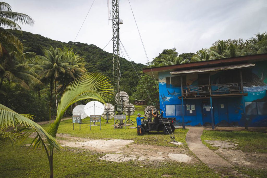 Cocos island diving internet