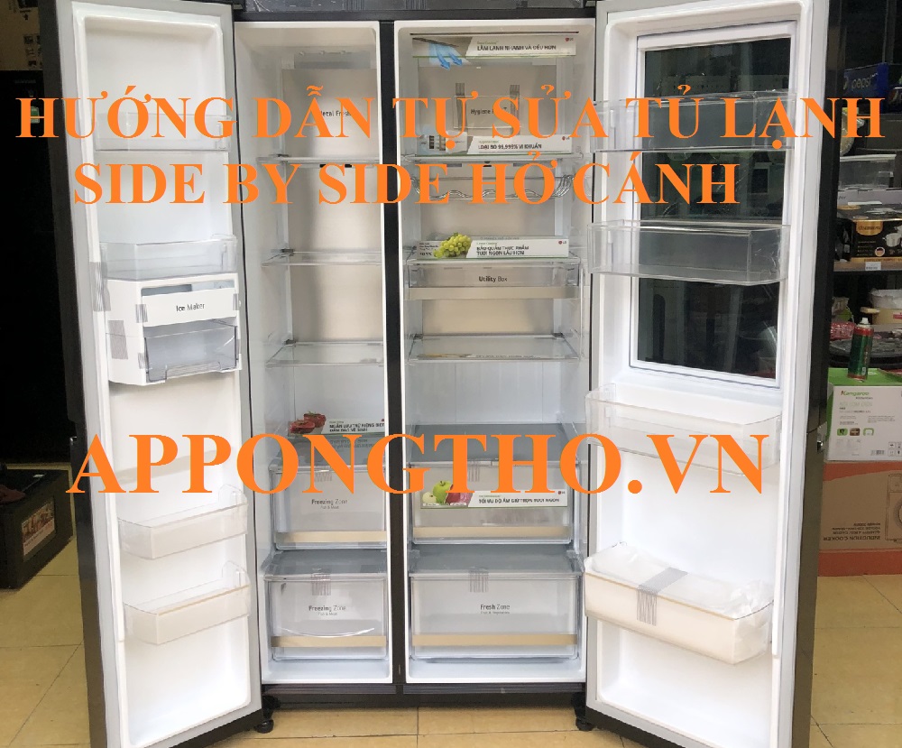 Giải Quyết Vấn Đề Cánh Tủ Lạnh Side by Side Bị Hở