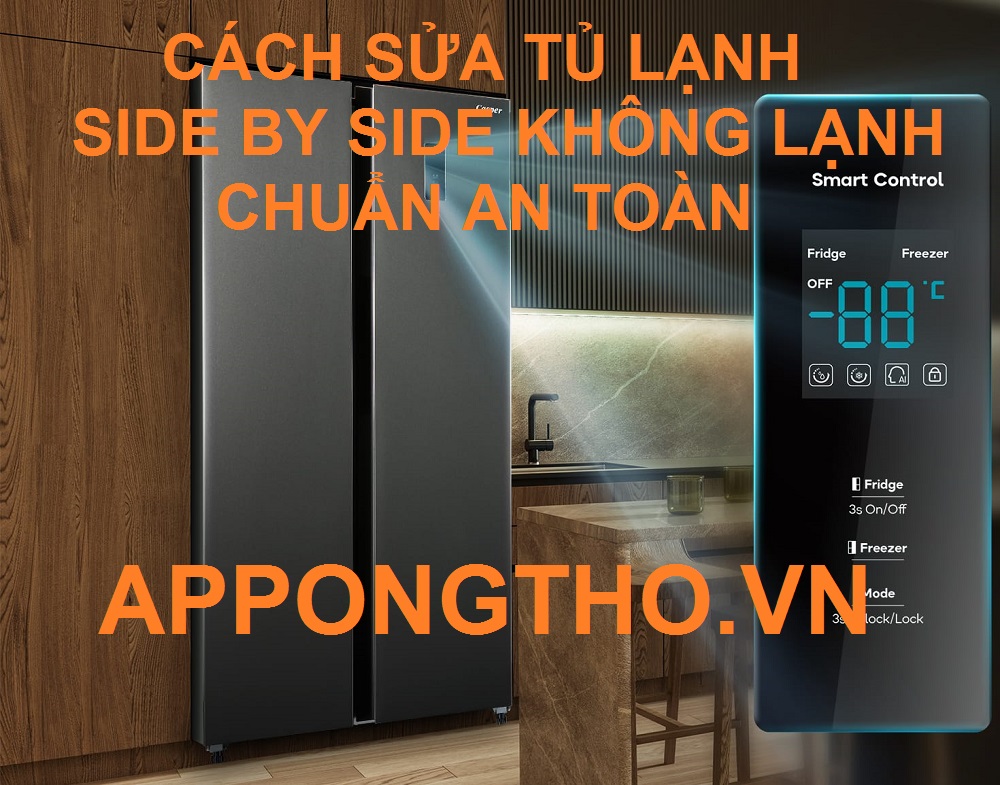 Hướng dẫn xử lý khi tủ lạnh Beko Side by side không chạy