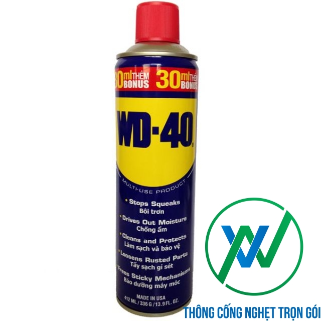 Chai xịt chống rỉ sét WD-40