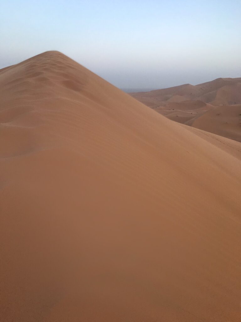 Sunrise in the Sahara Desert