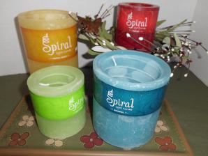 Spiral Light Candles