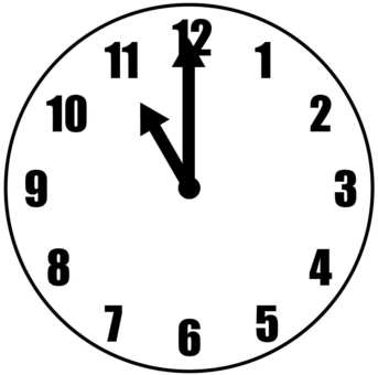 11 o'clock, clock, 11 o'clock, time, JPG and PNG