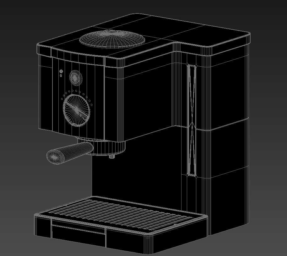 Coffee Machine 3D Model Free Download Cadbull