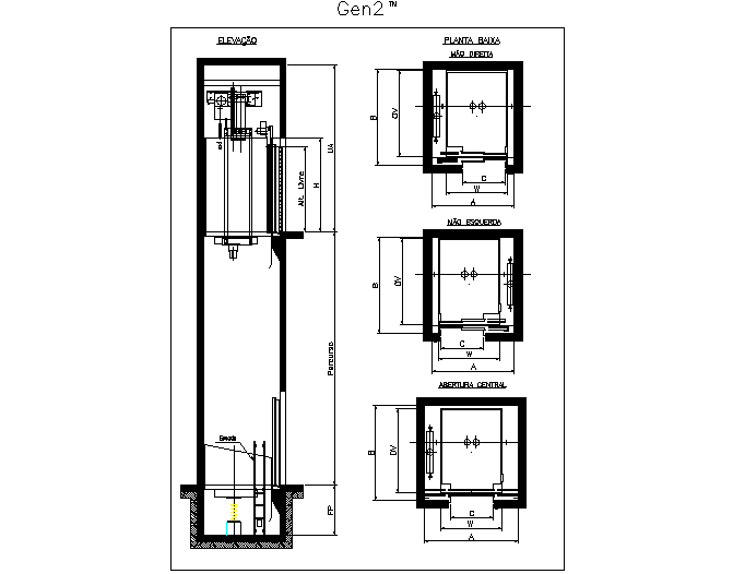 Elevator Details Dwg