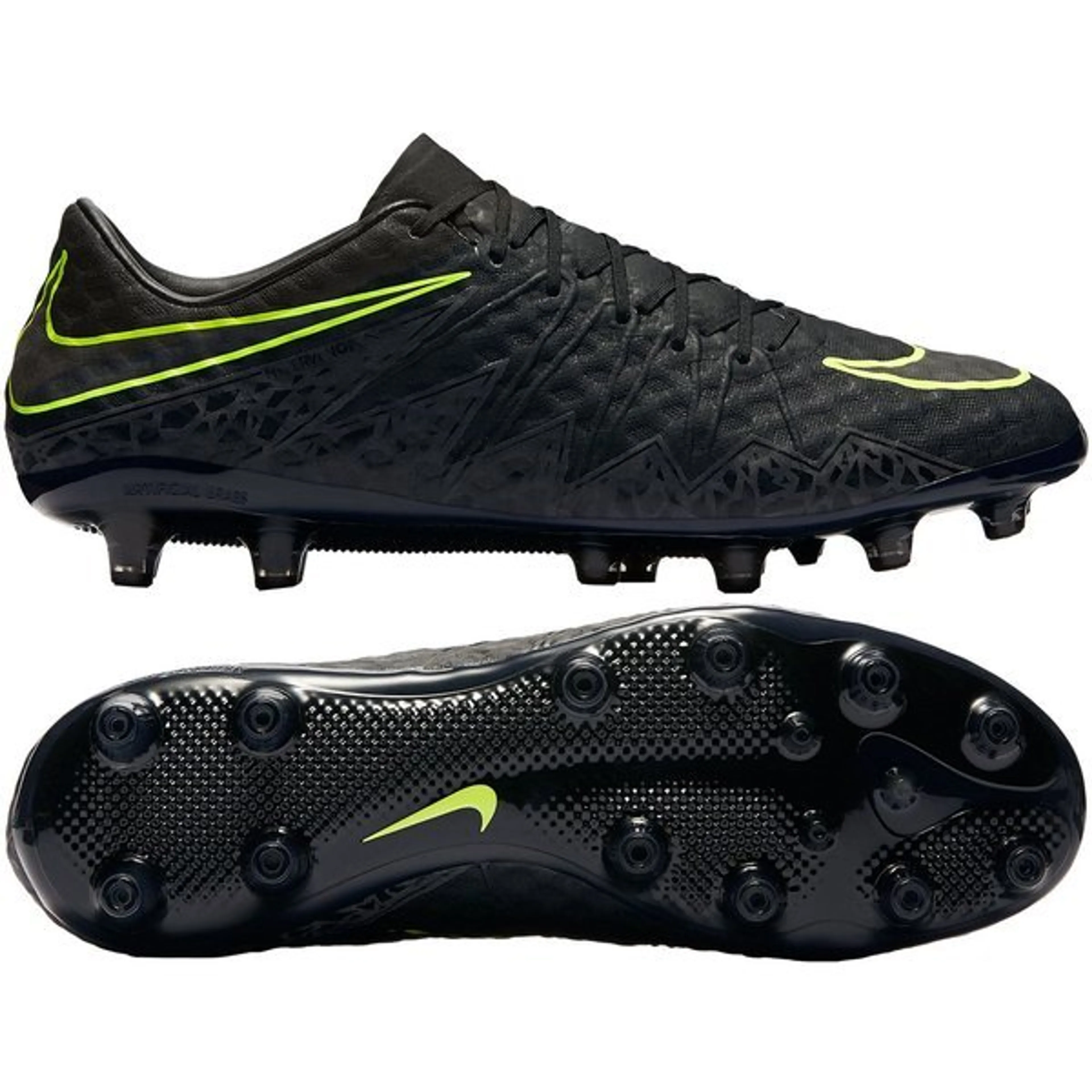 Nike Hypervenom Phinish AG-PRO Black/Volt Image 1