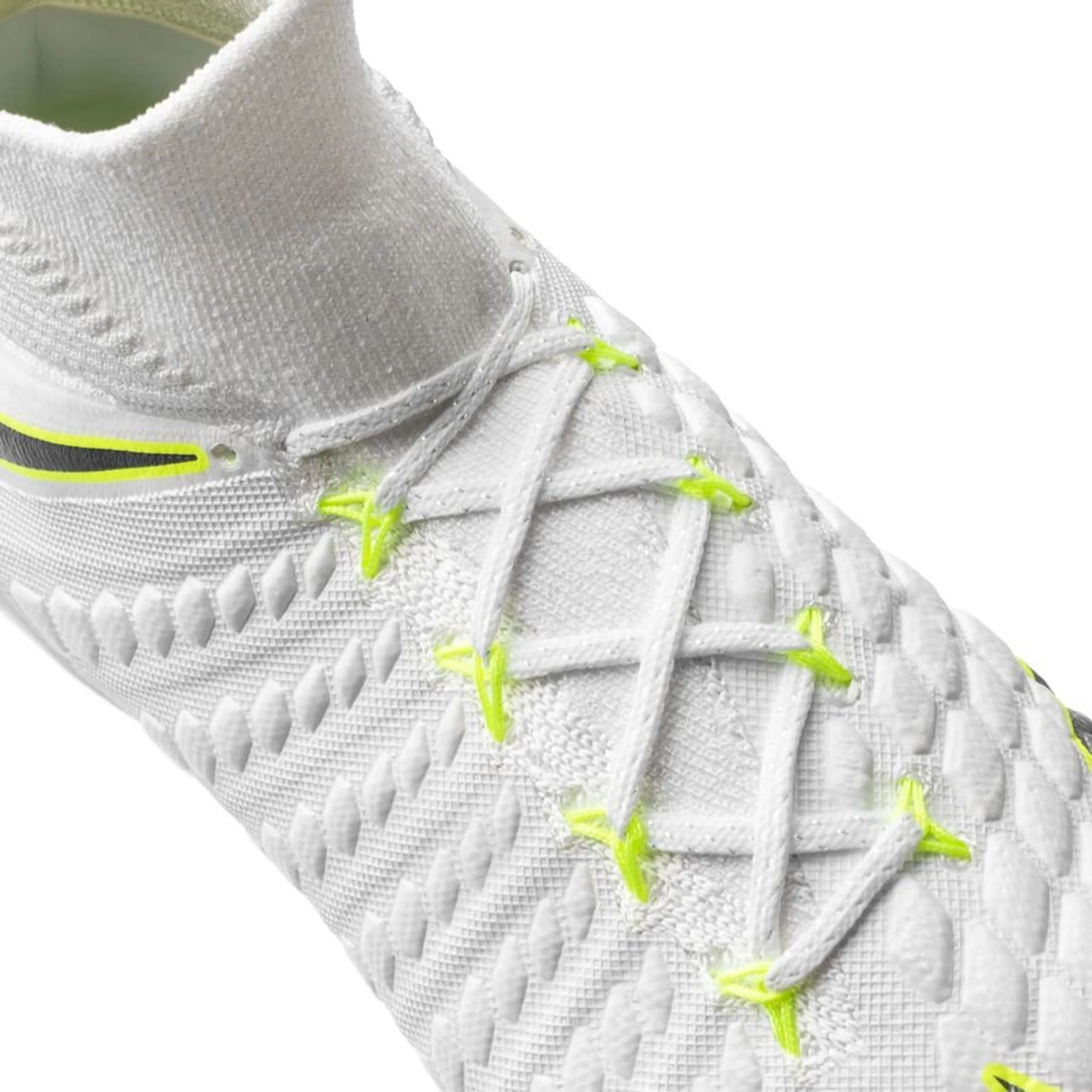 Nike Hypervenom Phantom 3 Elite DF FG Just Do It - White/Volt Image 7