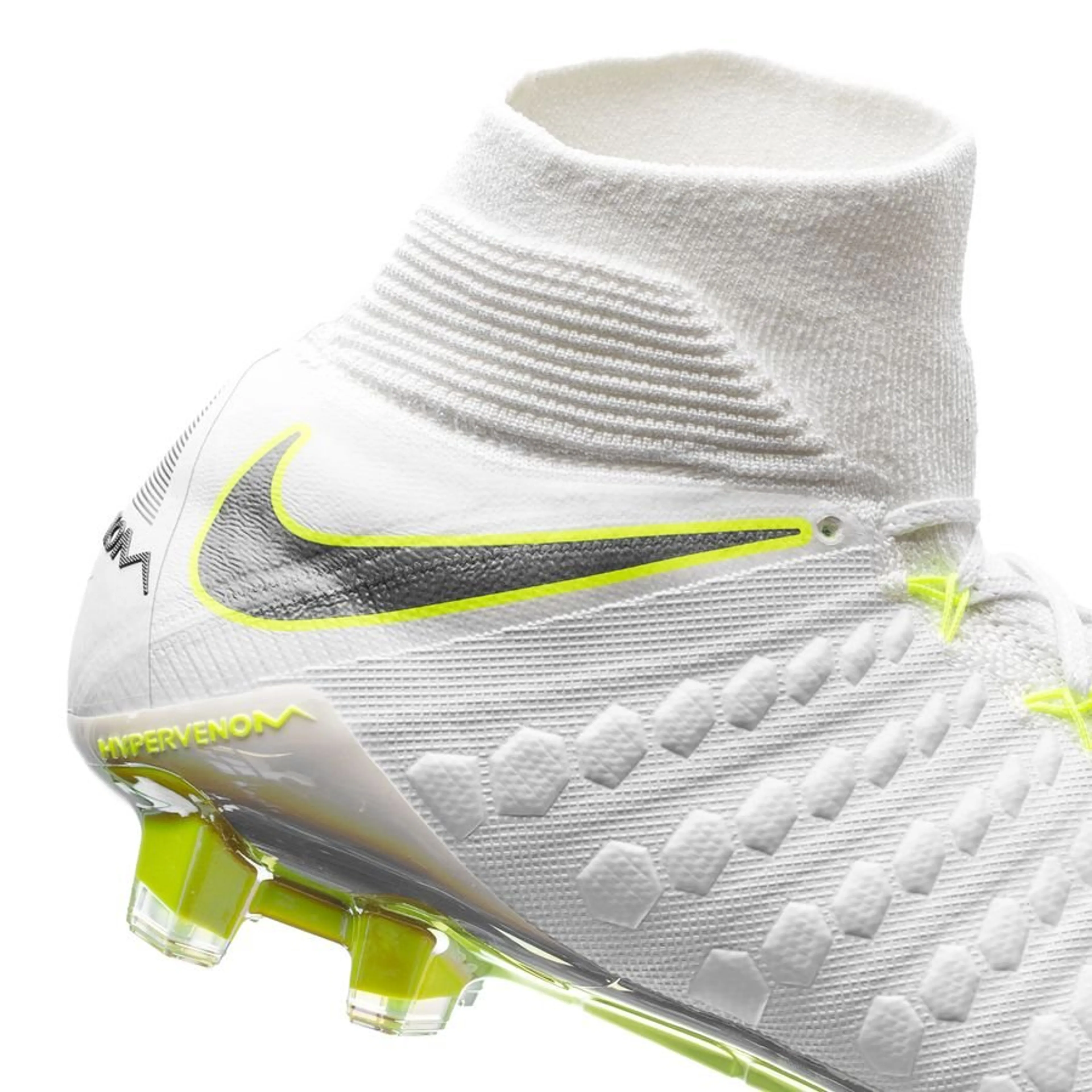 Nike Hypervenom Phantom 3 Elite DF FG Just Do It - White/Volt Image 8