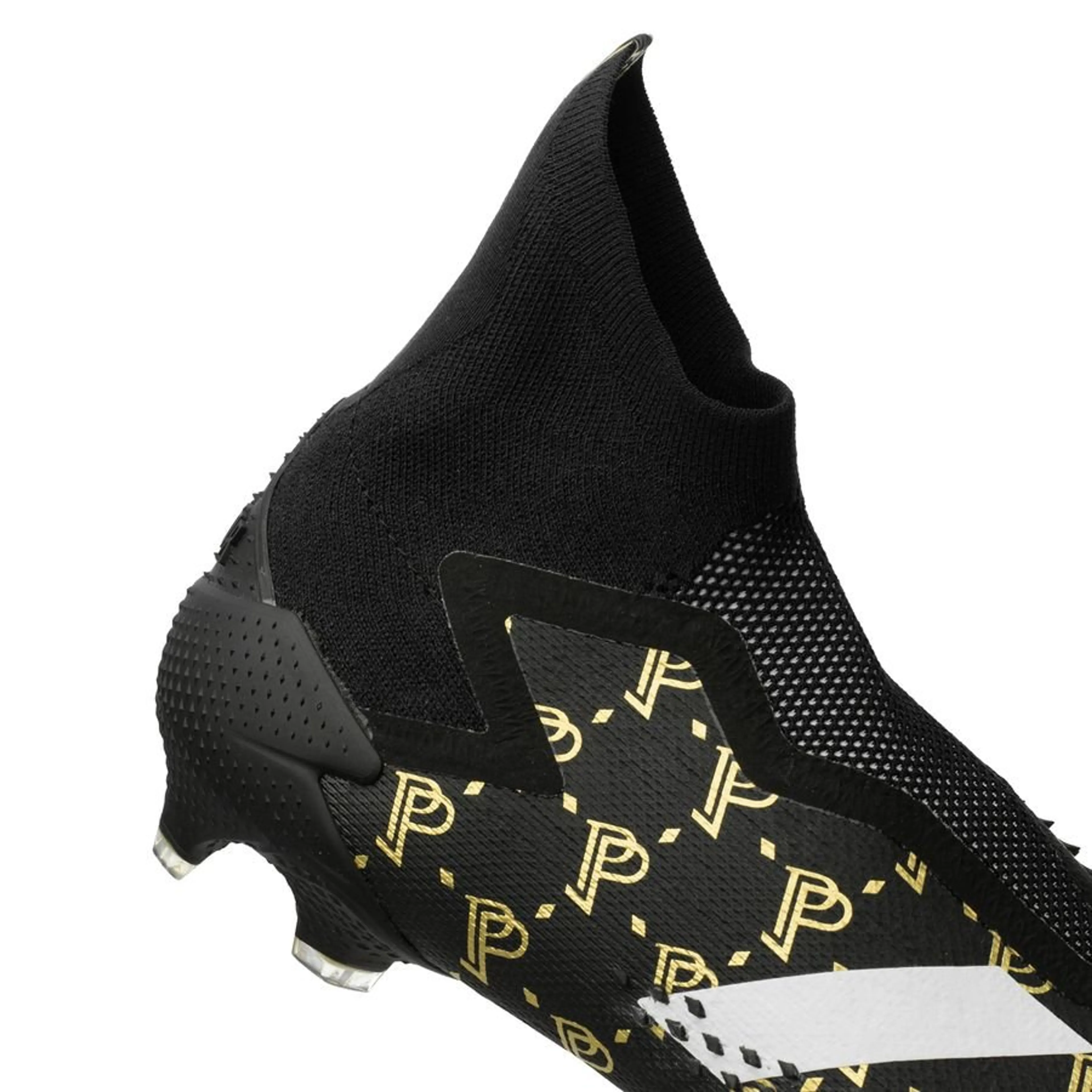 adidas Predator 20+ FG/AG Paul Pogba Season 7 - Core Black/Footwear White/Gold Metallic LIMITED EDITION Image 10