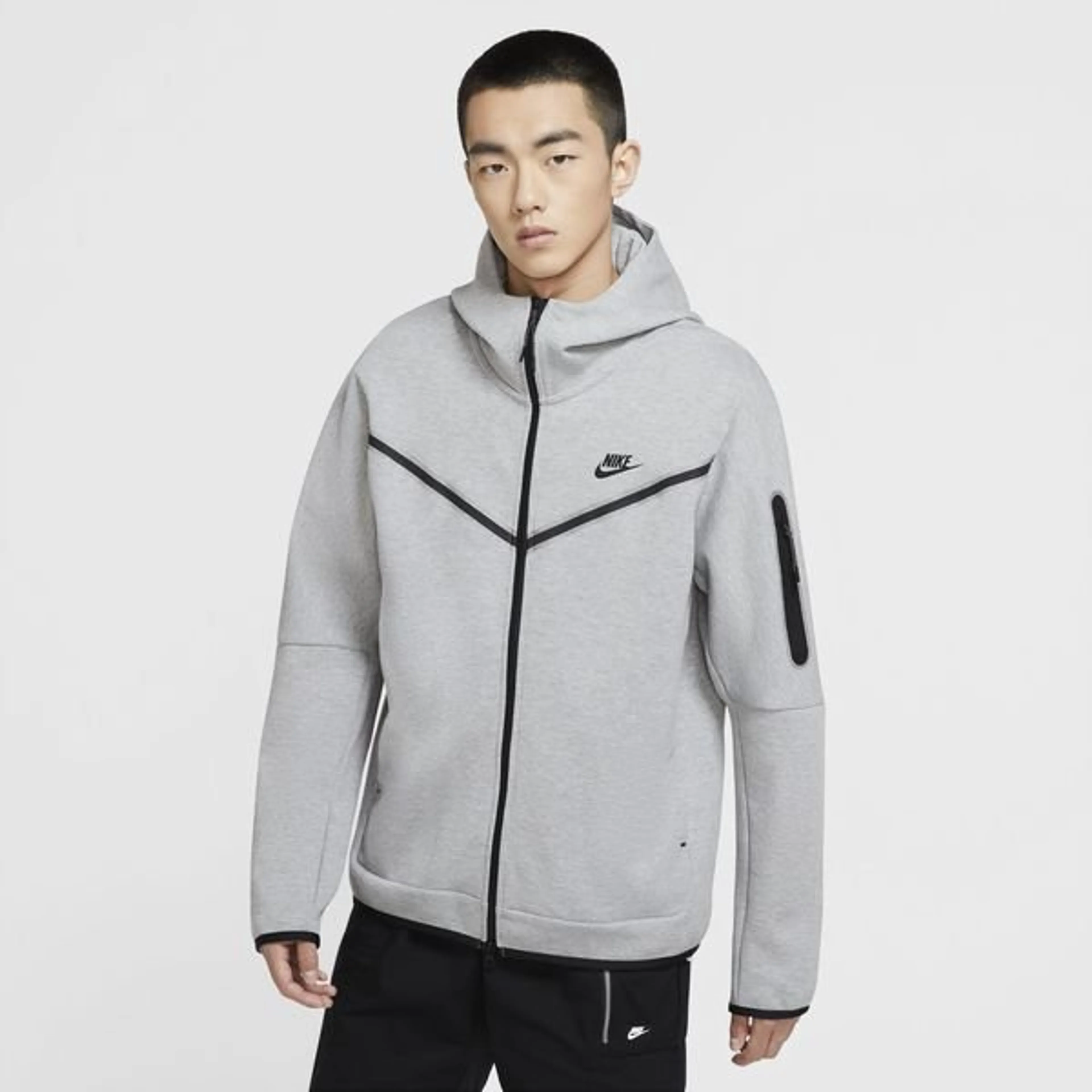 Nike Huppari NSW Tech Fleece - Harmaa/Musta