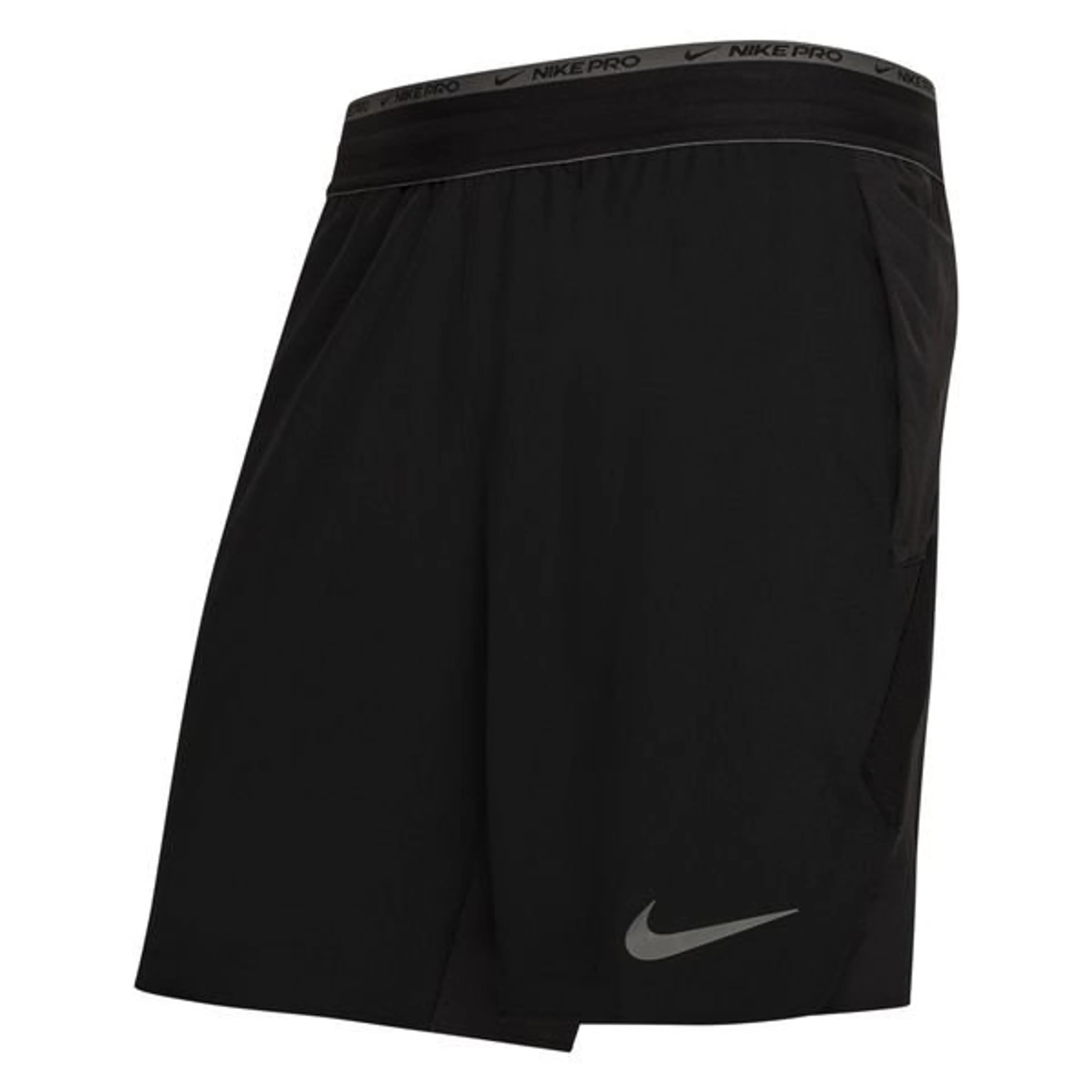 Nike Pro Running Shorts Dri-FIT Flex - Black/Iron Grey