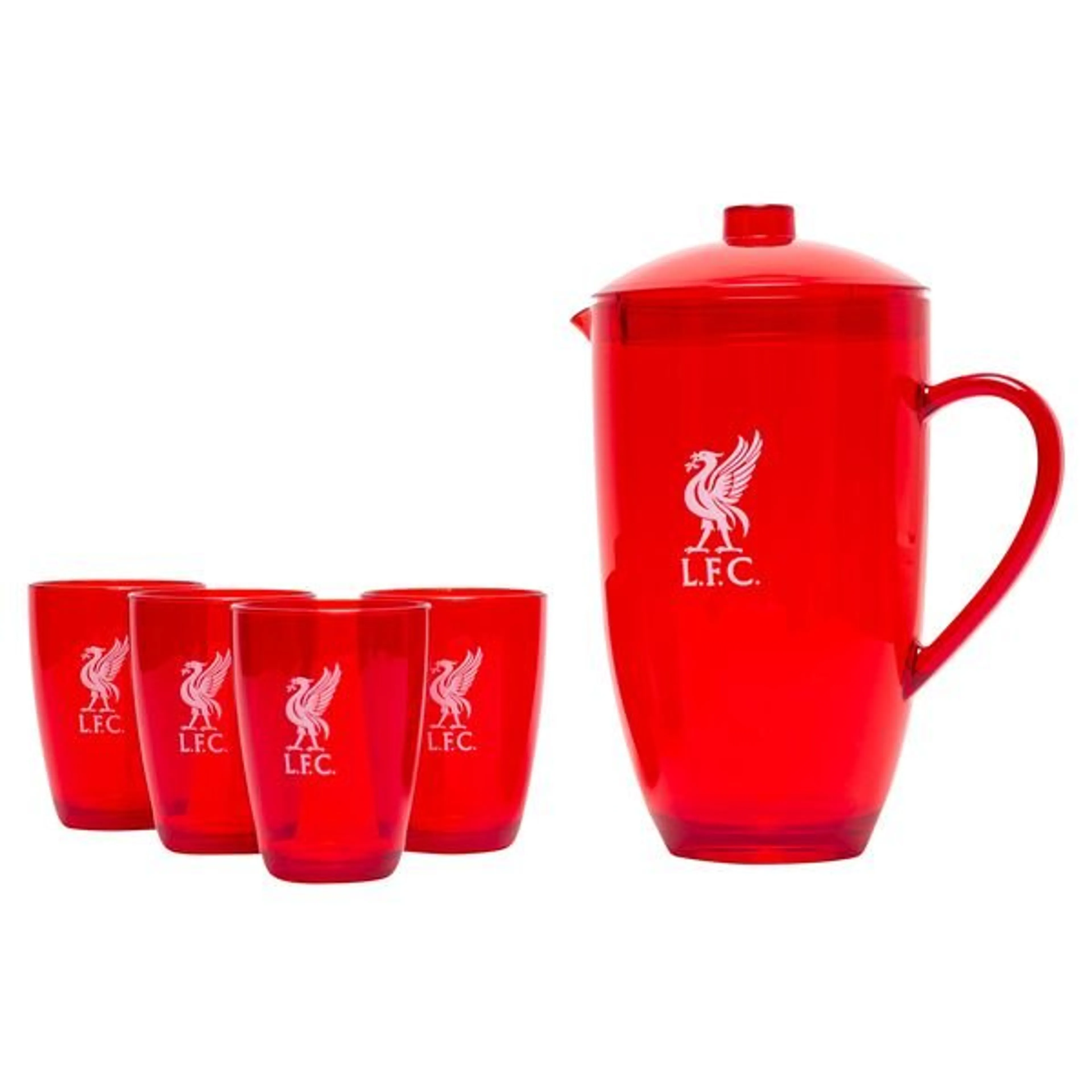 Liverpool Jug & Beaker Set - Red