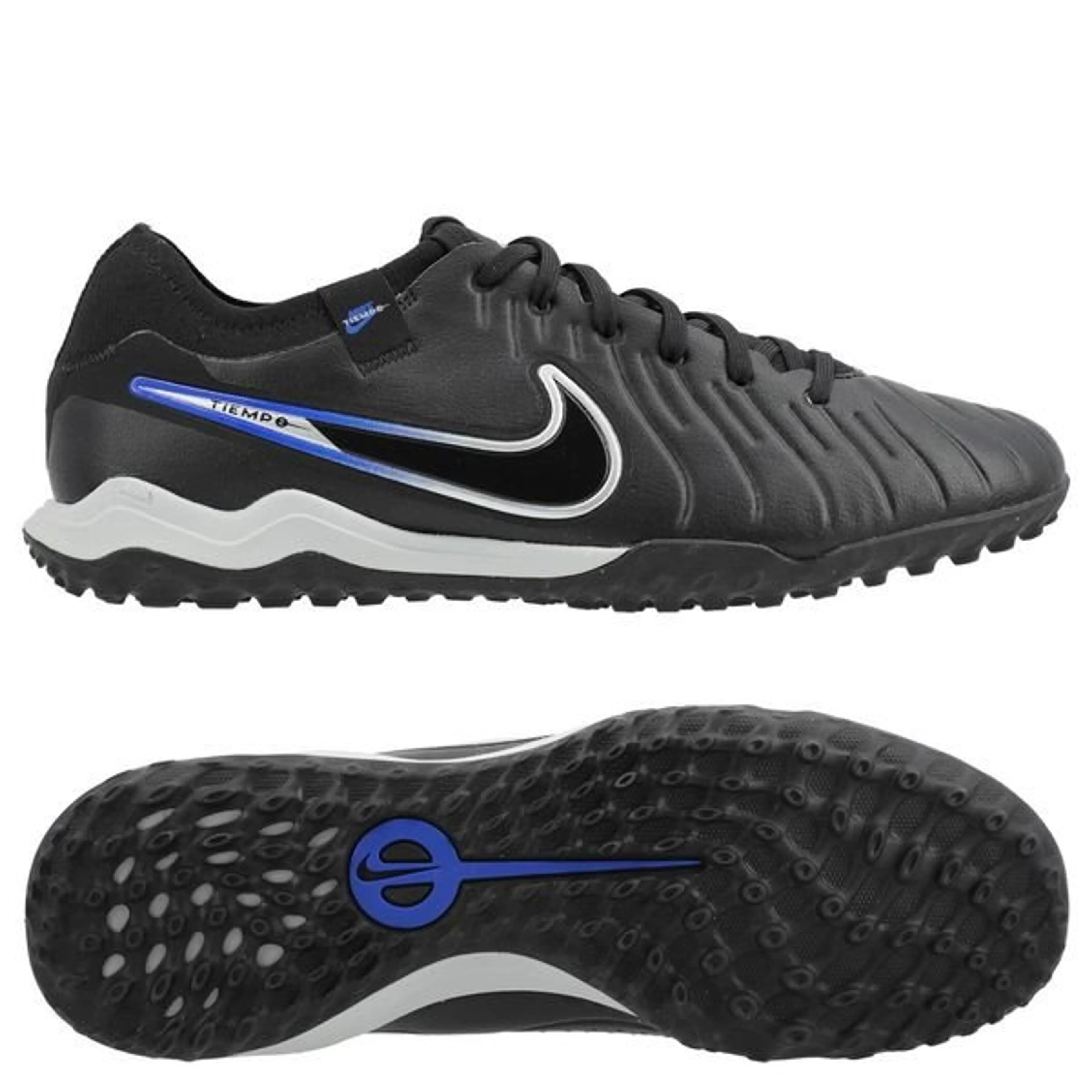 Nike Tiempo Legend 10 Pro TF Shadow - Black/Chrome/Hyper Royal