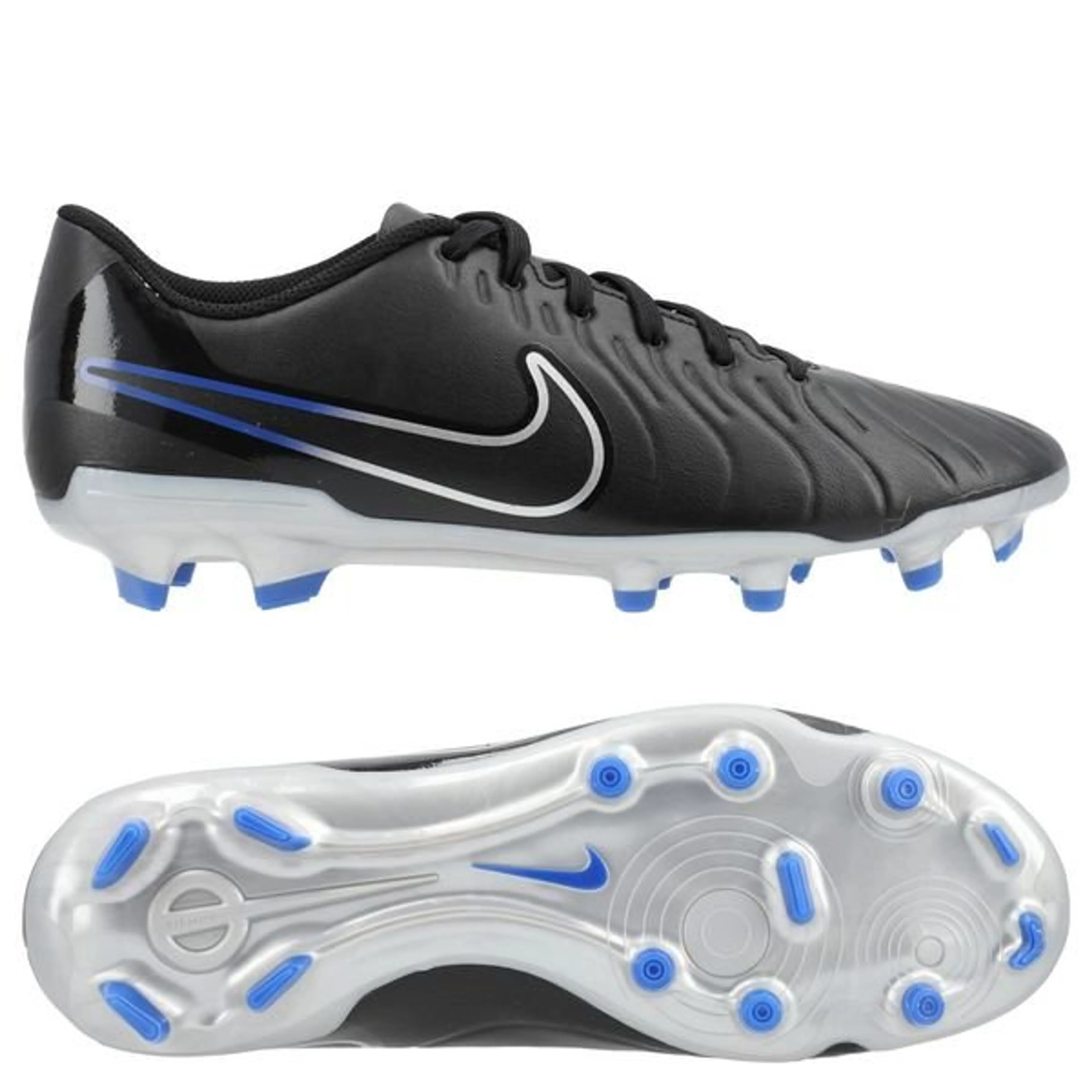 Nike Tiempo Legend 10 Club MG Shadow - Black/Chrome/Hyper Royal