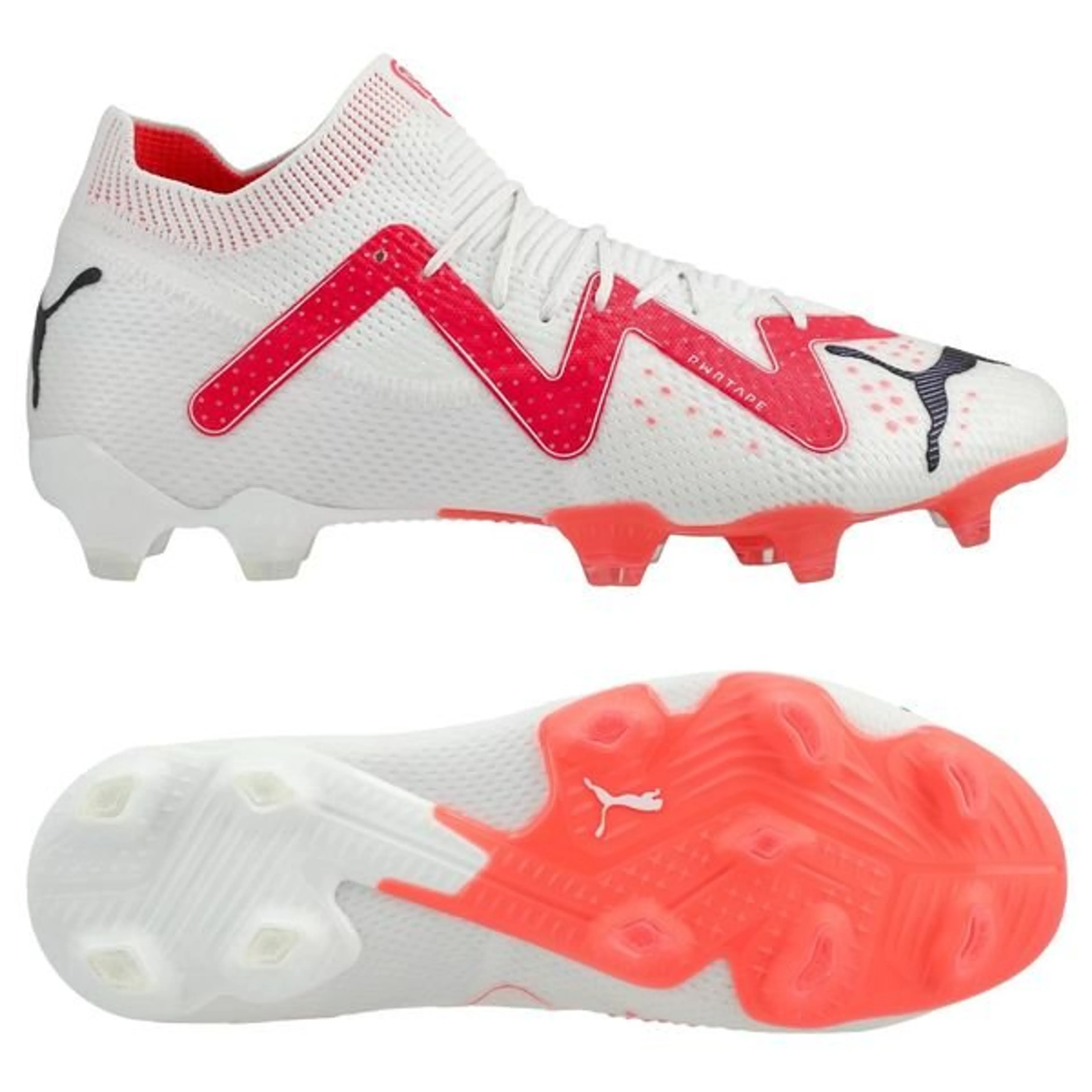 PUMA Future Ultimate FG/AG Breakthrough - White/Black/Fire Orchid