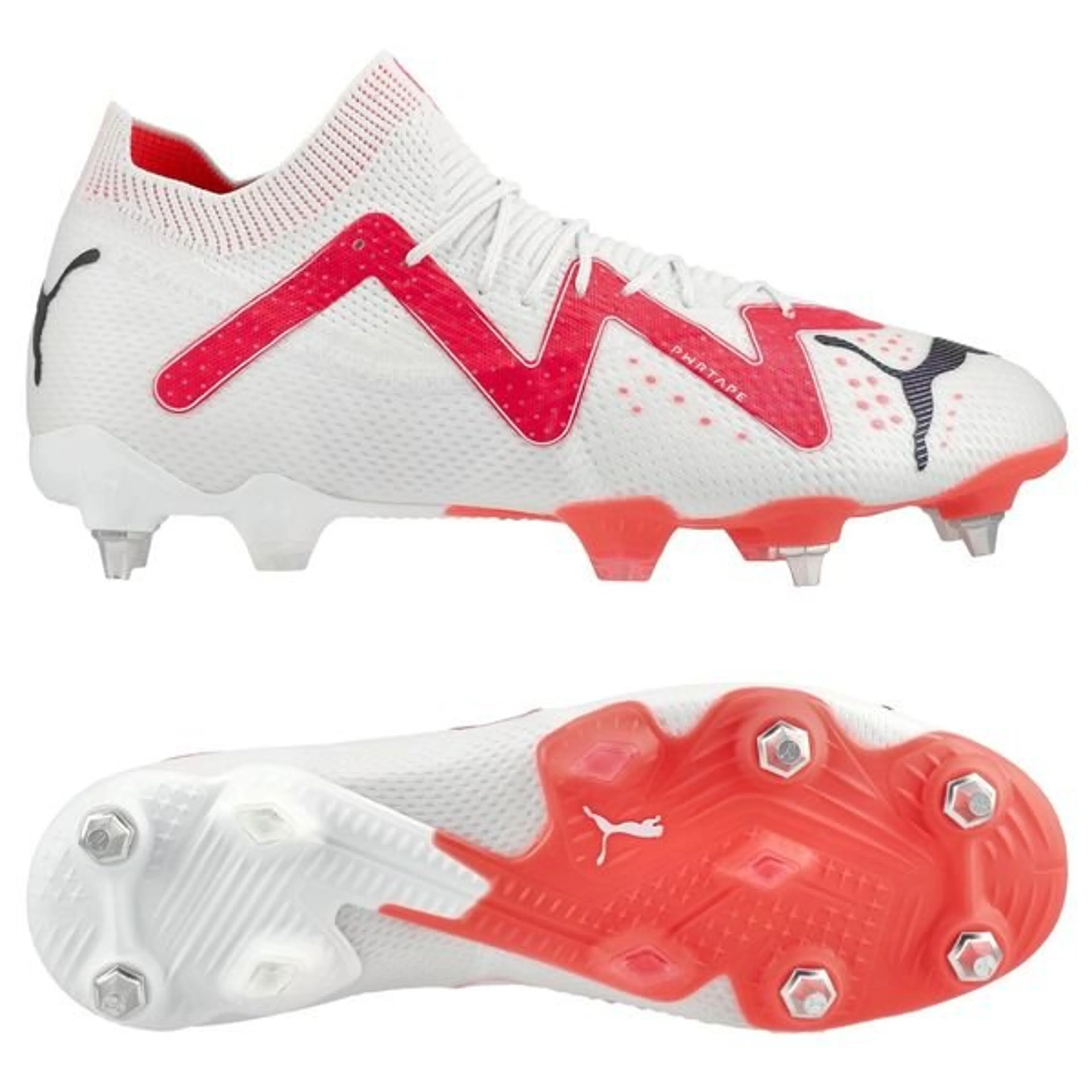 PUMA Future Ultimate SG Breakthrough - White/Black/Fire Orchid