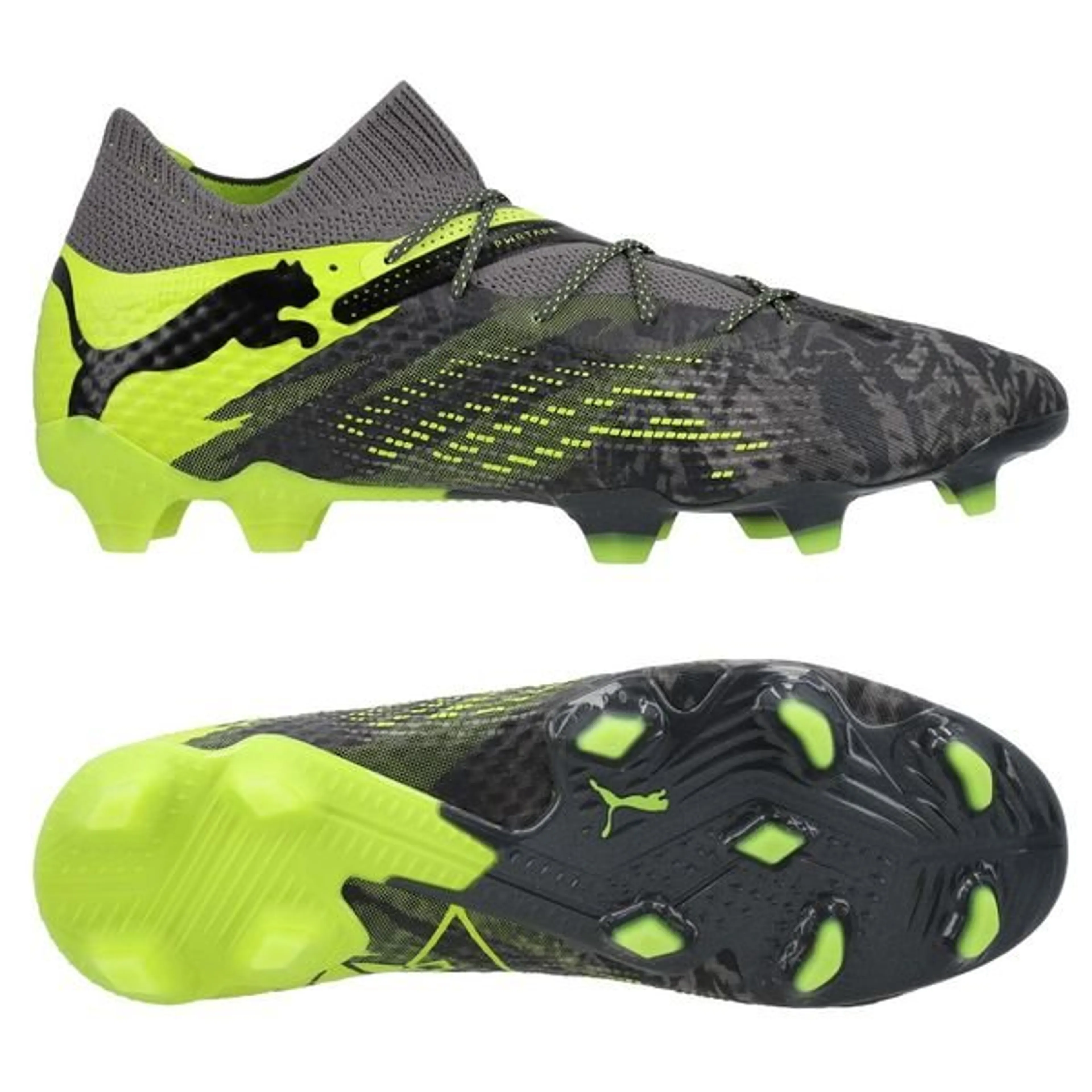 PUMA Future 7 Ultimate FG/AG Rush - Strong Gray/Cool Dark Gray/Electric Lime LIMITED EDITION