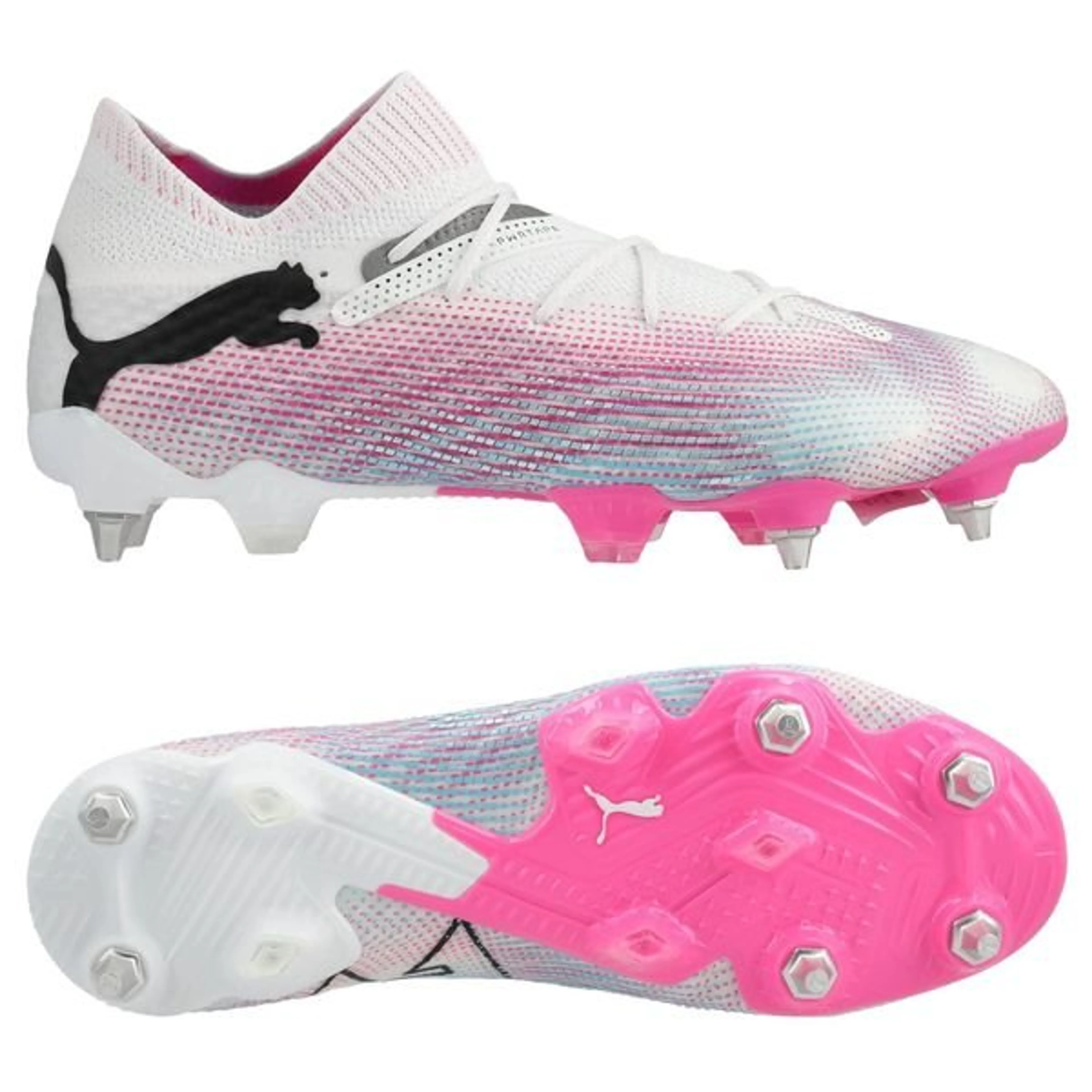 PUMA Future 7 Ultimate SG Phenomenal - White/Black/Poison Pink