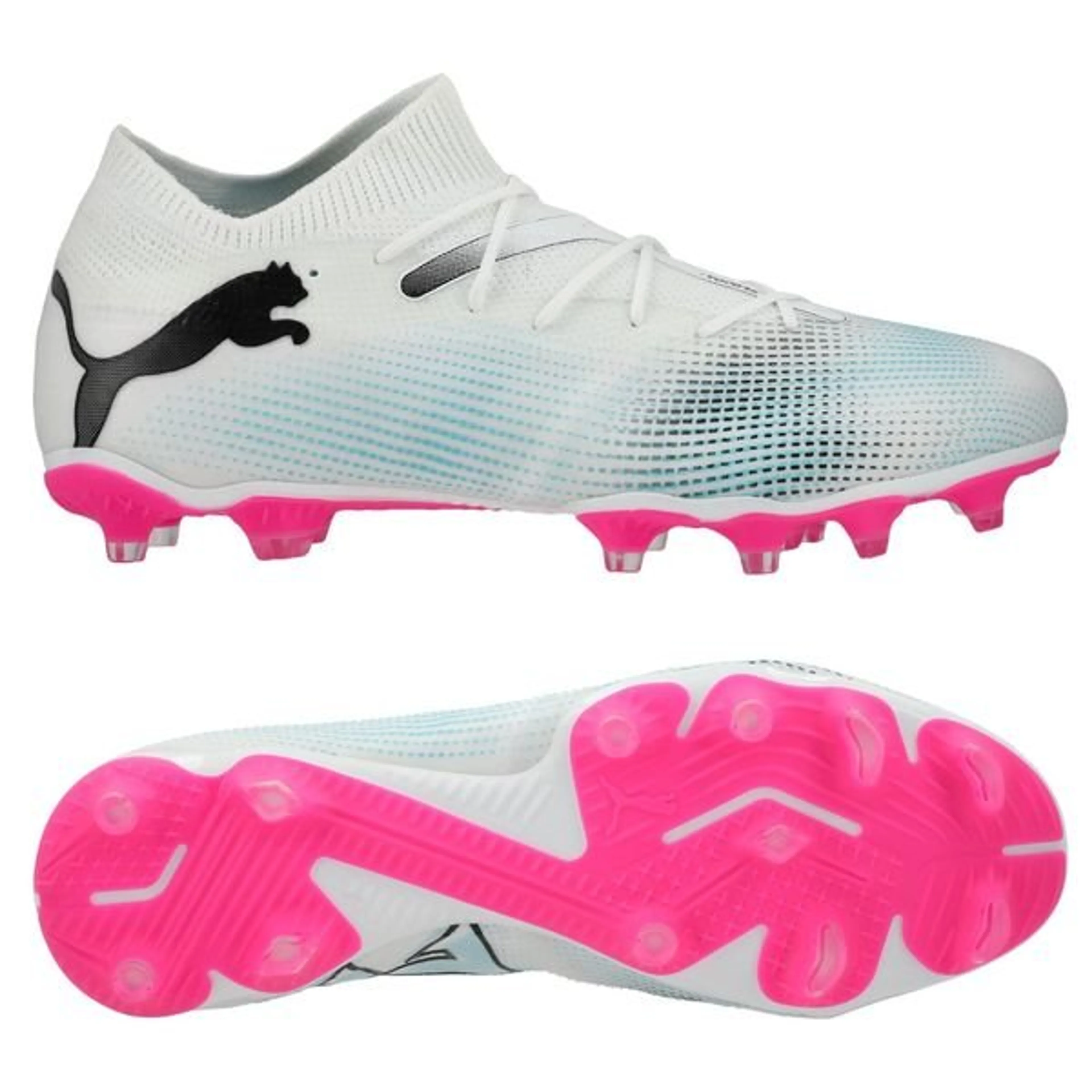 PUMA Future 7 Match FG/AG Phenomenal - White/Black/Poison Pink