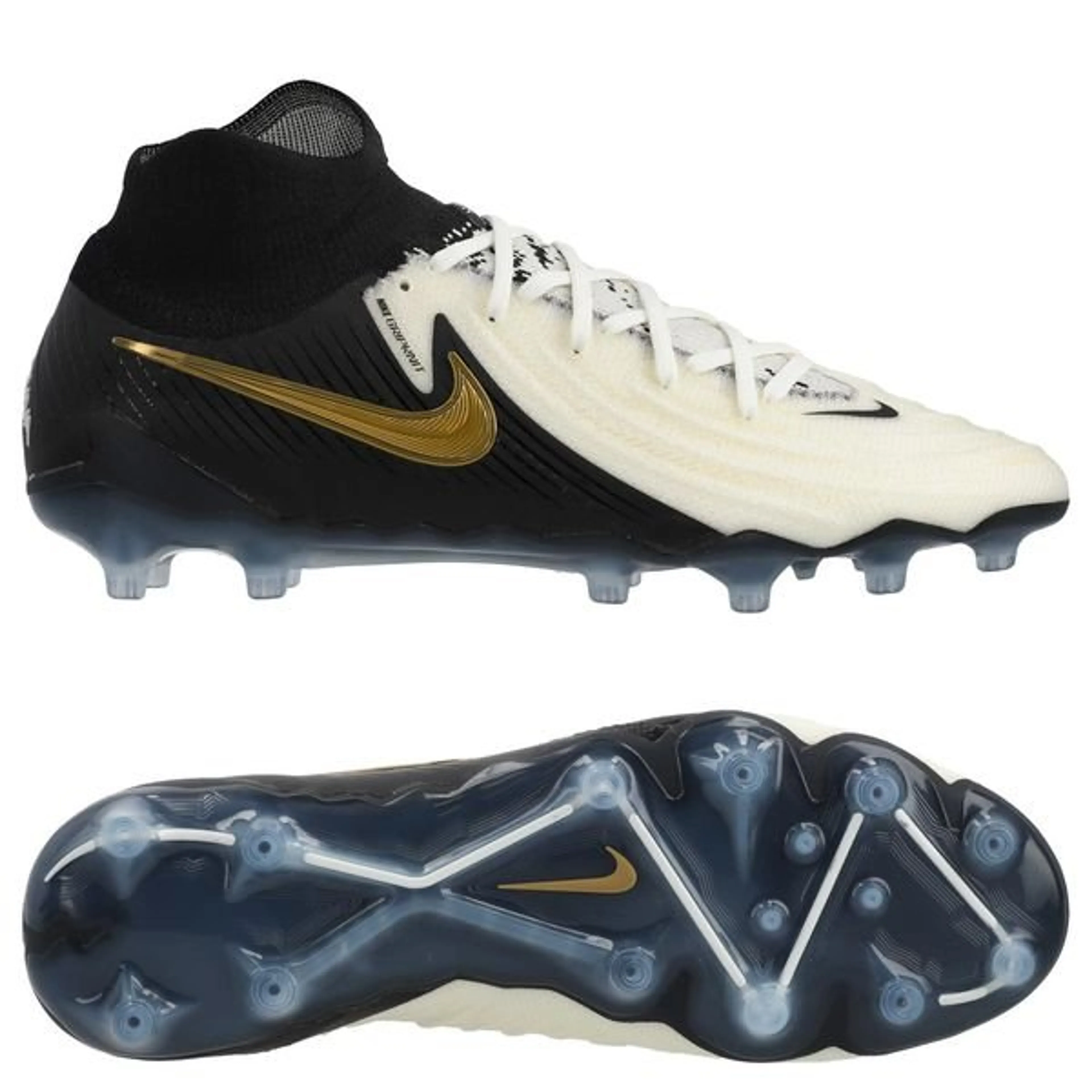 Nike Phantom Luna II Elite AG-PRO Mad Ready - White/Black/Metallic Gold Coin