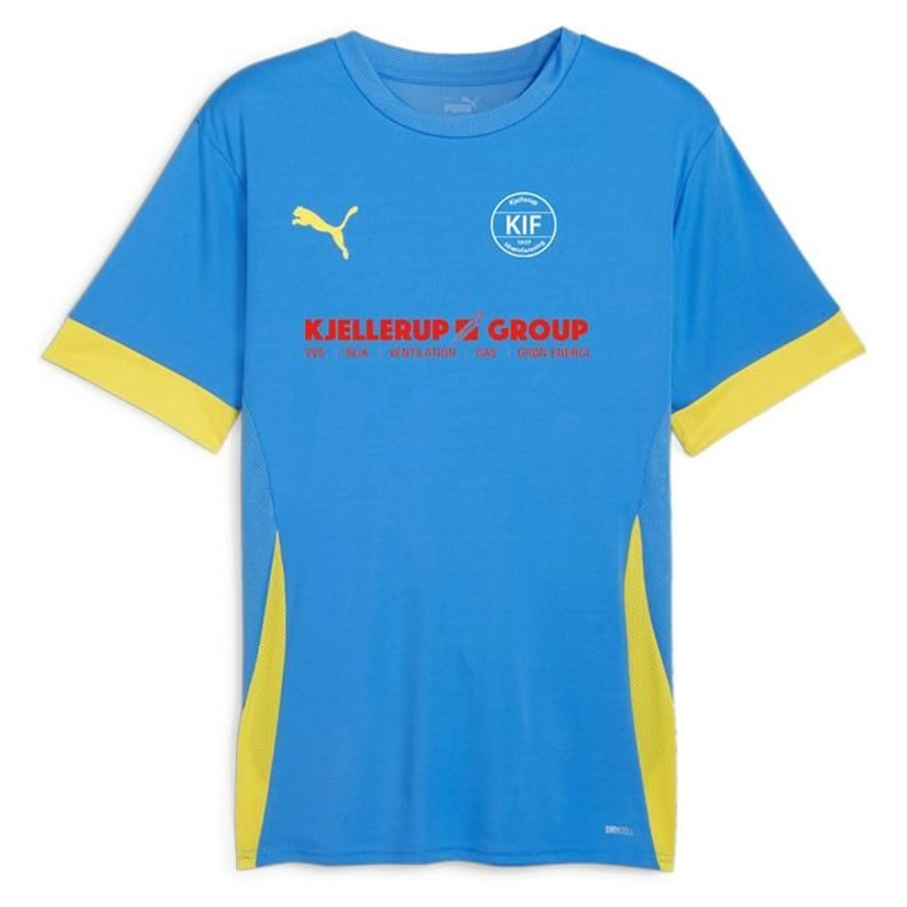 Kjellerup IF Away Shirt - Electric Blue Lemonade/Cyber Yellow Kids