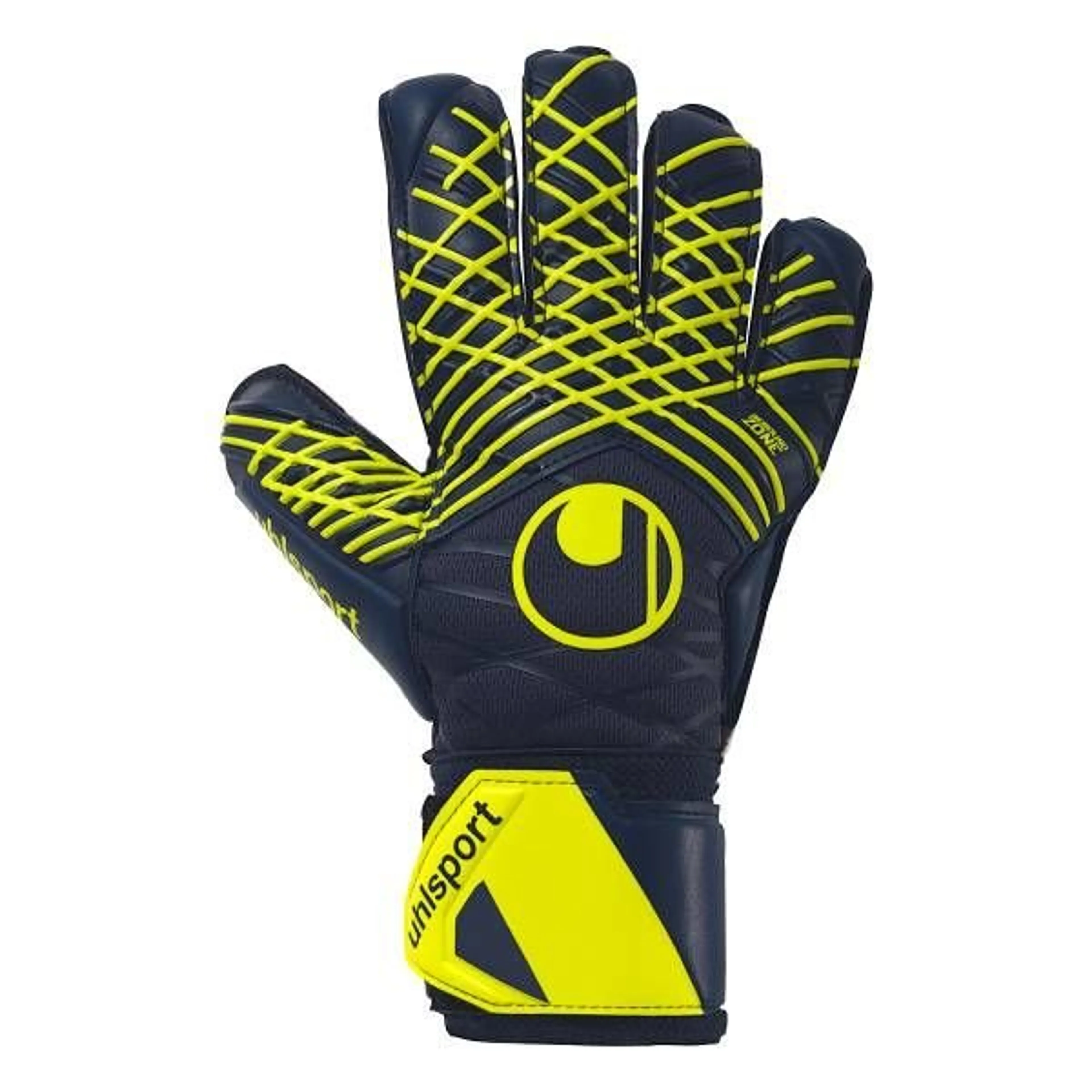 Uhlsport Keepershandschoenen Prediction Supersoft - Navy/Wit/Fluo Yellow