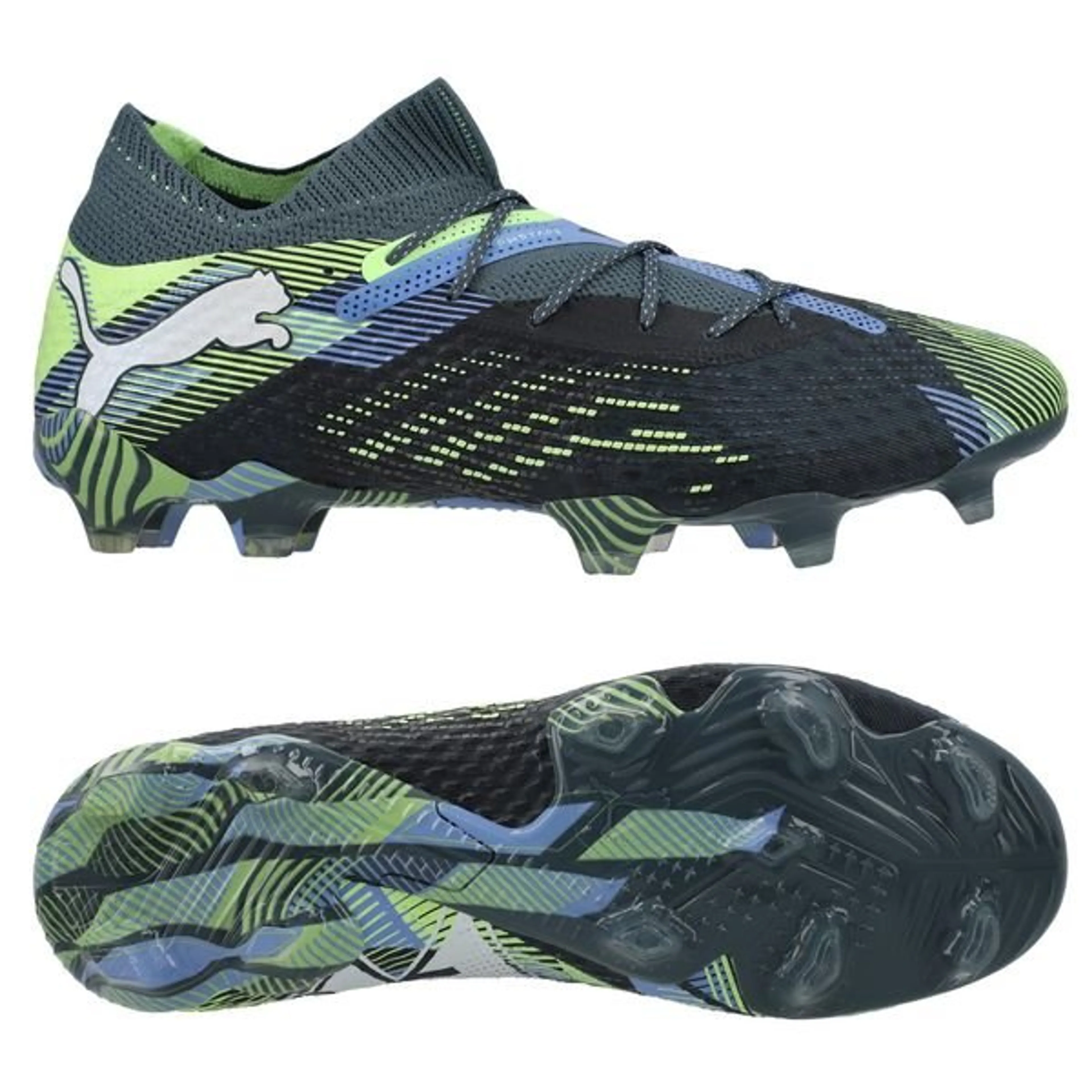 PUMA Future 7 Ultimate FG/AG Lights Out - Gray Skies/PUMA White/Fizzy Apple Women