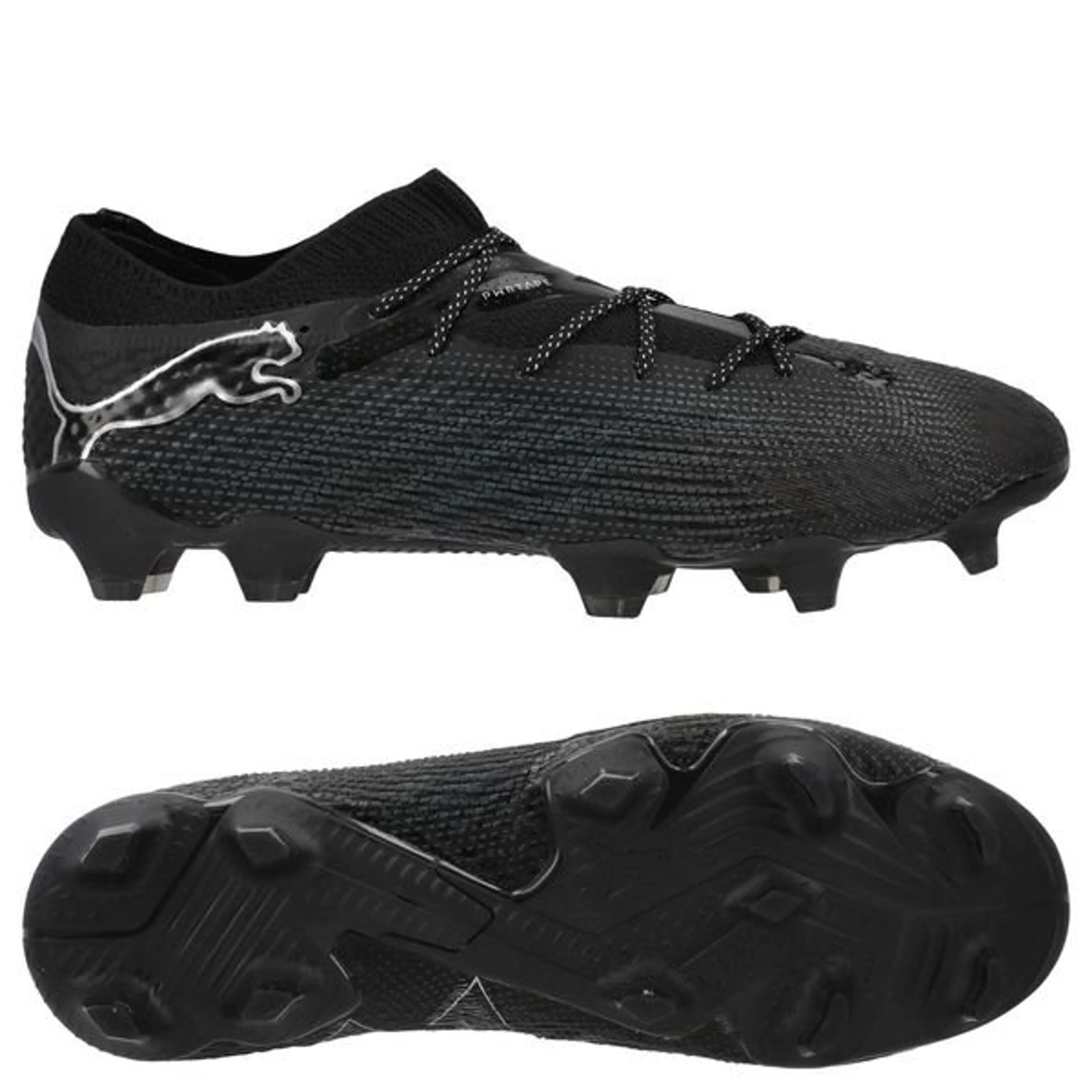 PUMA Future 7 Ultimate Low FG/AG Eclipse - Black/Silver