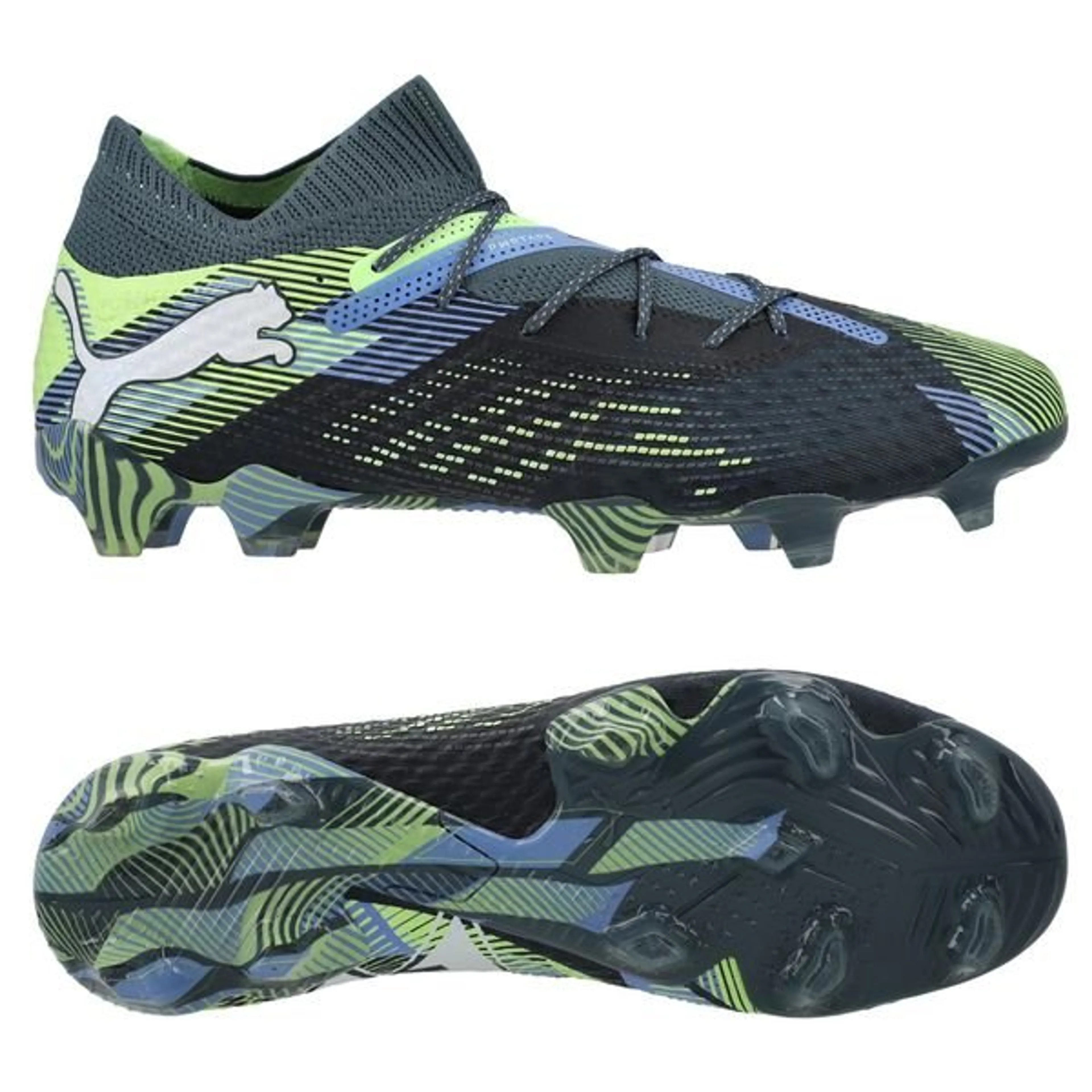 PUMA Future 7 Ultimate FG/AG Lights Out - Gray Skies/PUMA White/Fizzy Apple