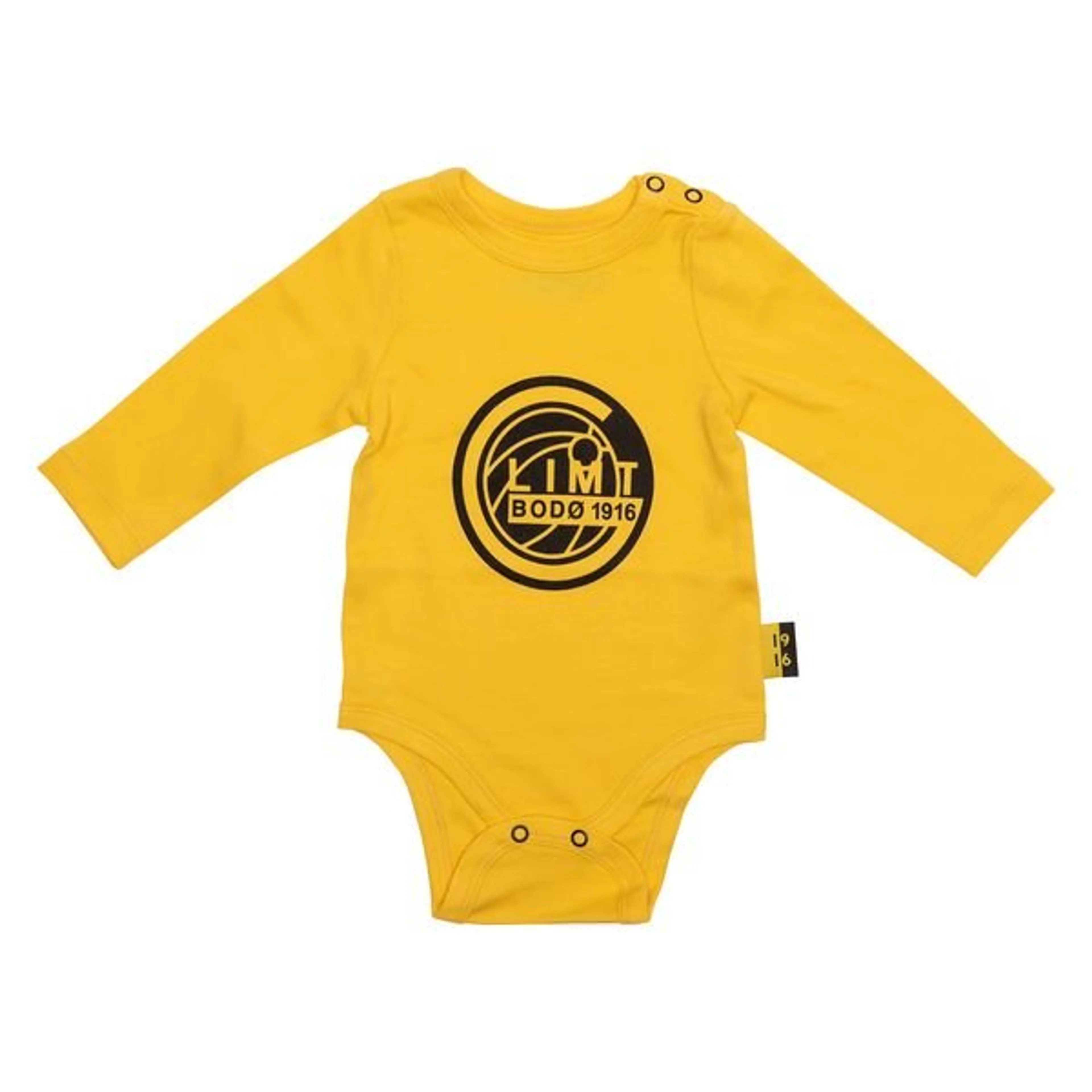 FK Bodø/Glimt Baby Body L/Æ Gul