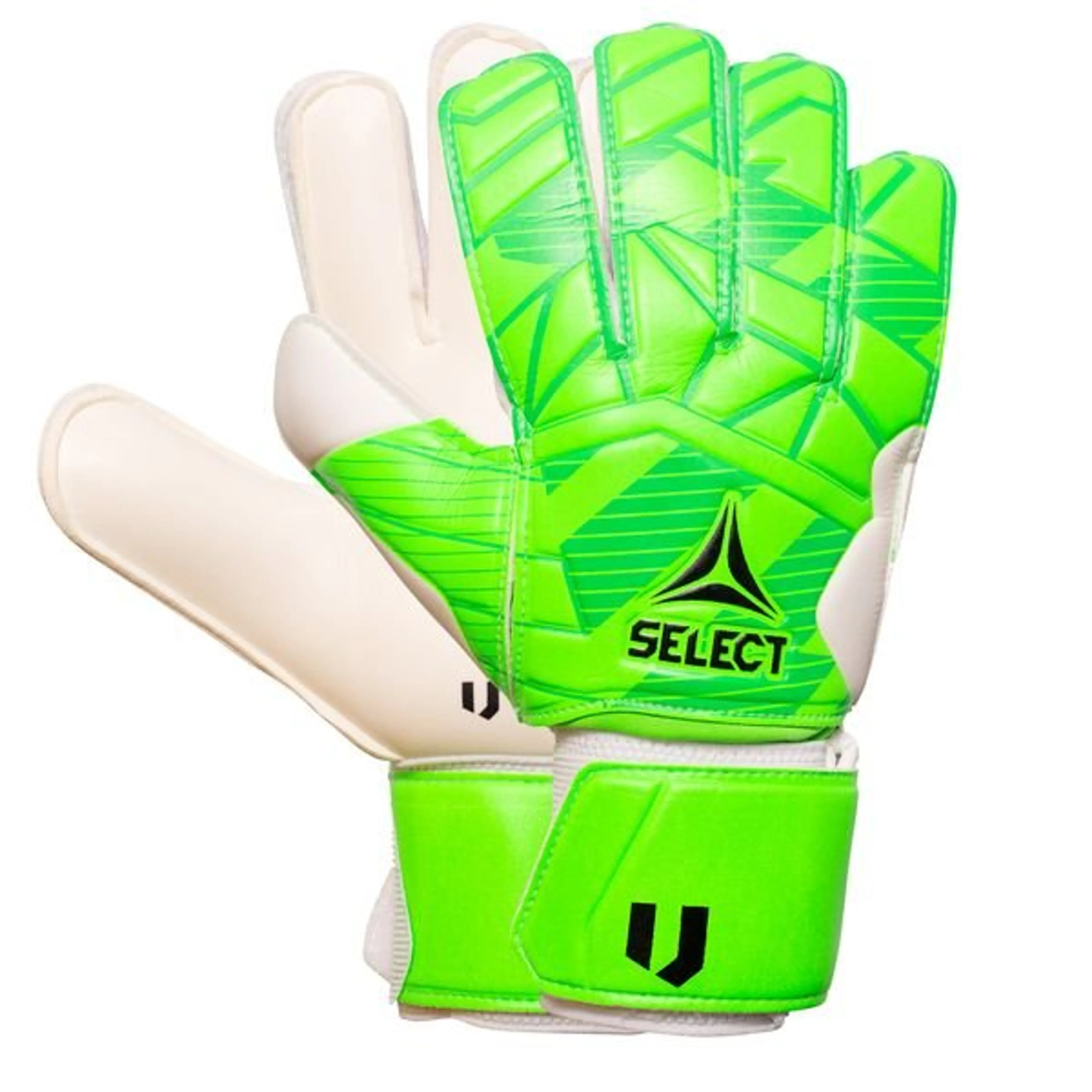 Select X Unisport Maalivahdin Hanskat 03 v24 - Vihreä/Valkoinen Lapset