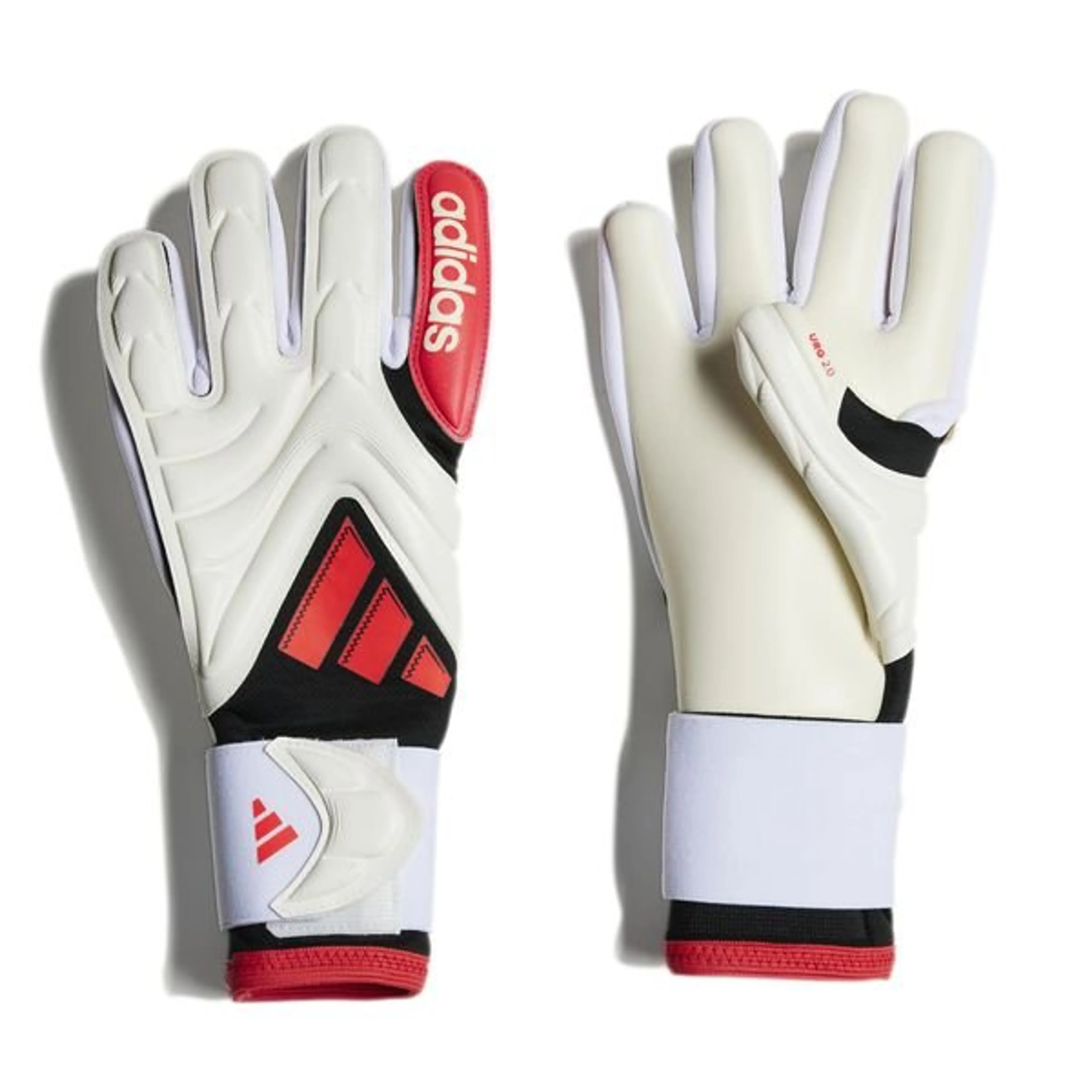 adidas Goalkeeper Gloves Copa Pro Pure Victory - White/Lucid Red/Black Kids