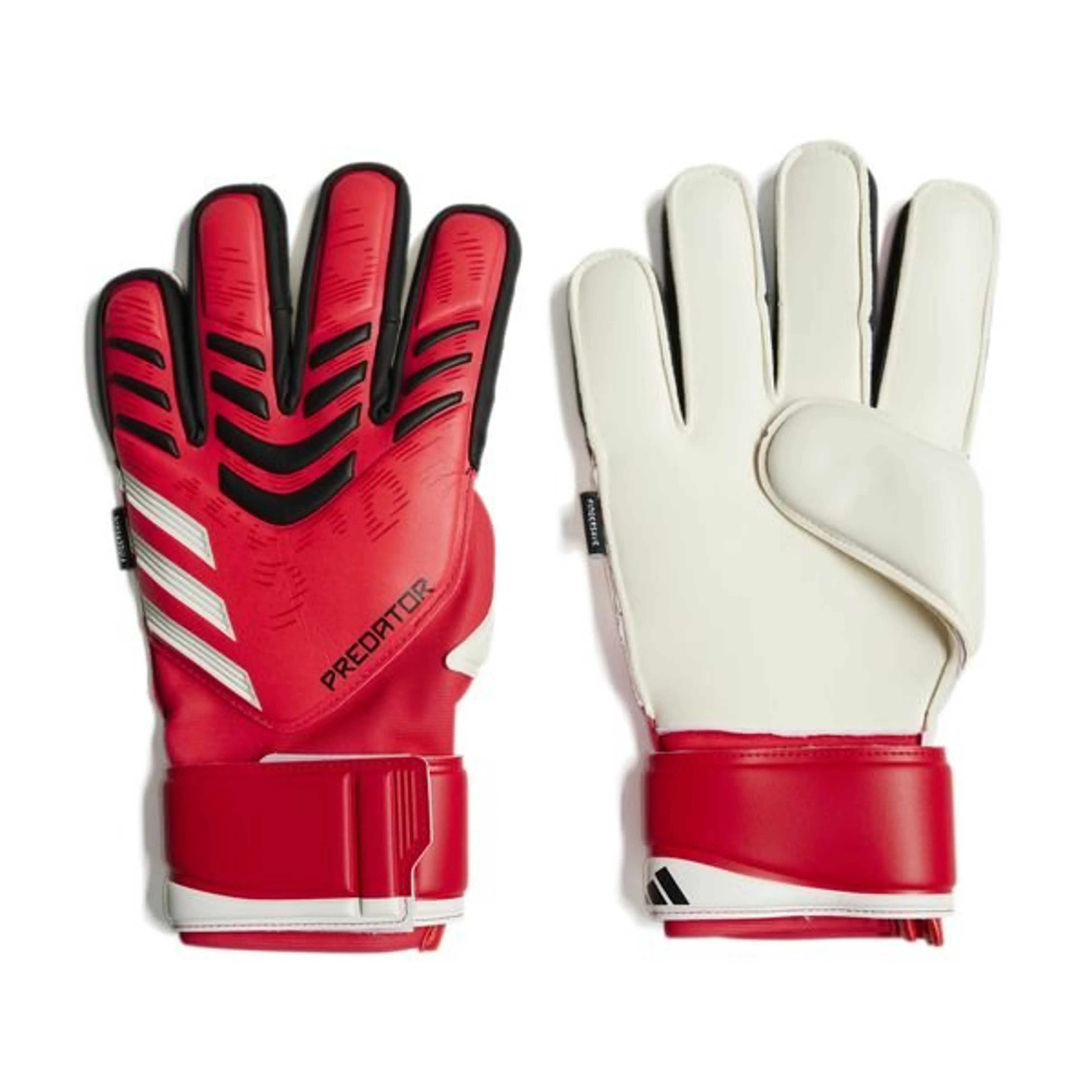 adidas Keepershandschoenen Predator Match Fingersave Pure Victory - Pure Ruby/Zwart/Wit