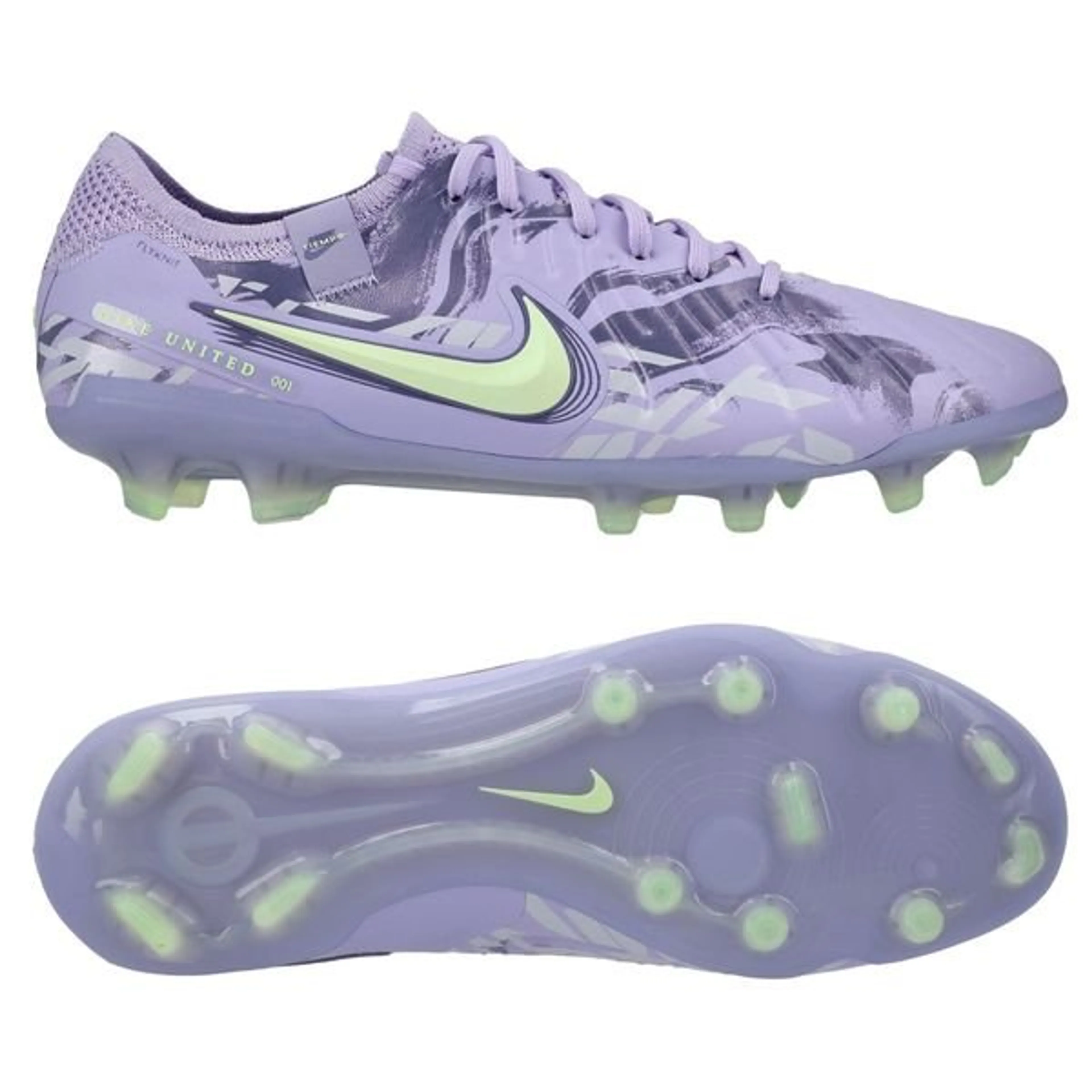 Nike Tiempo Legend 10 Elite FG United - Purple Agate/Neon