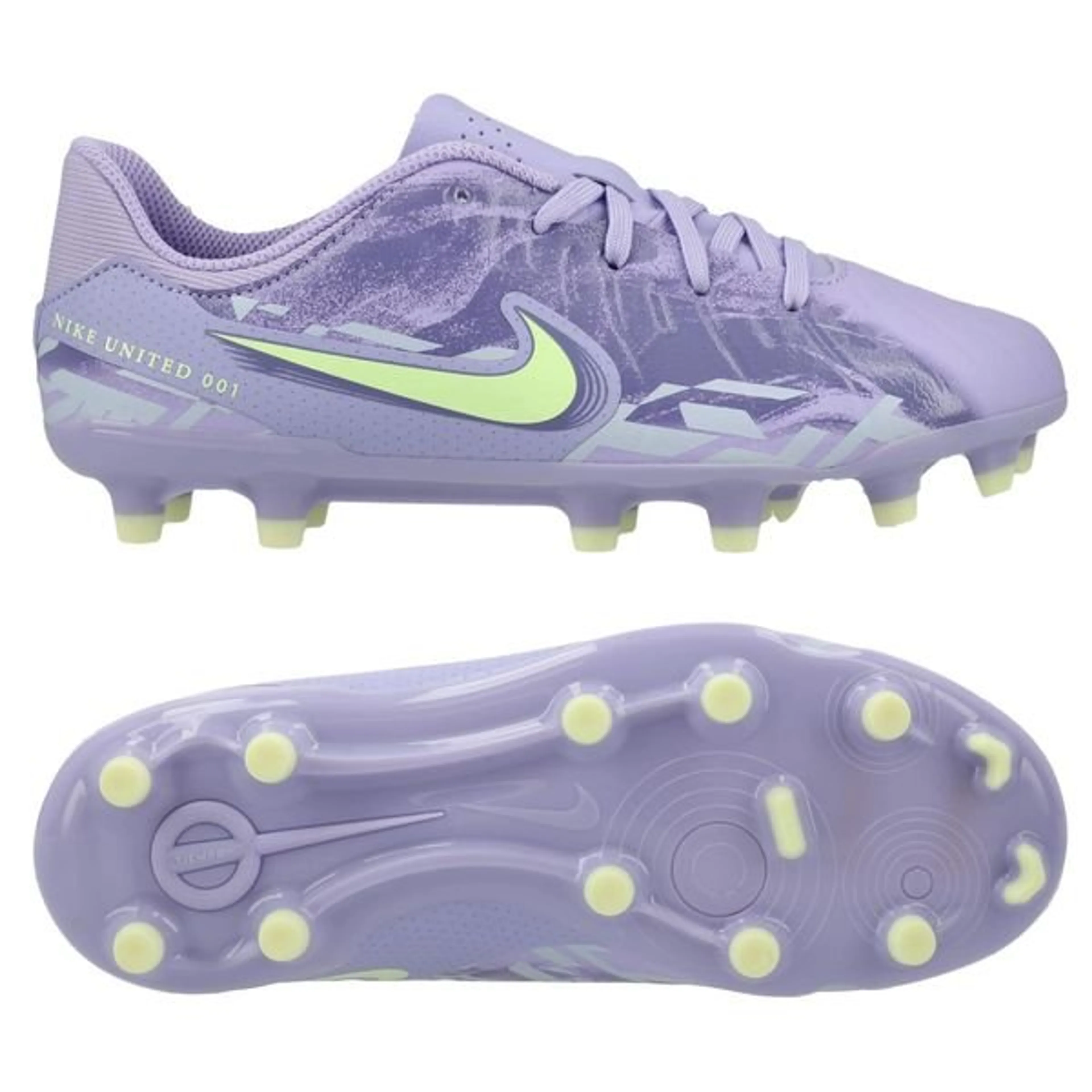 Nike Tiempo Legend 10 Academy MG United - Purple Agate/Neon Kids