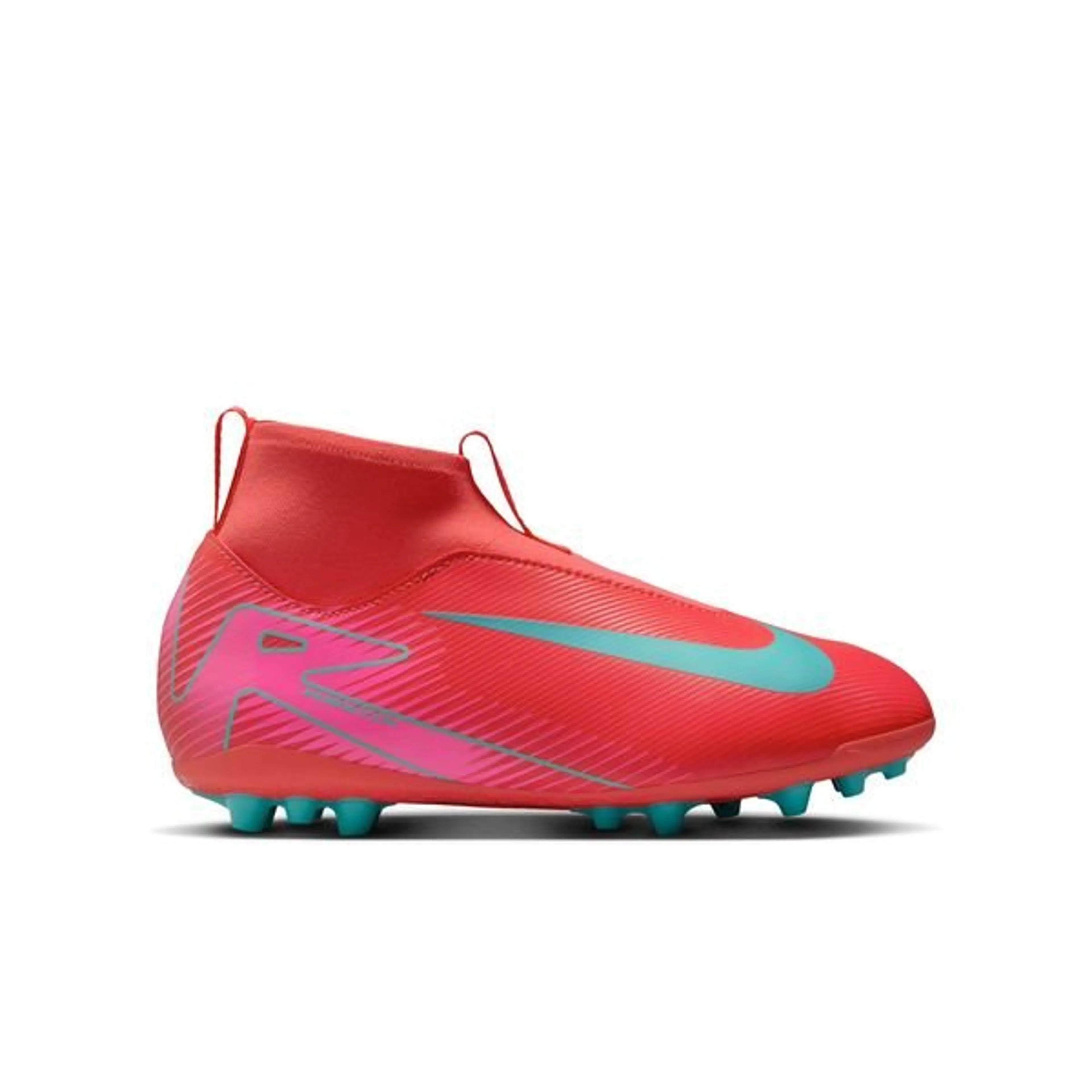 Nike Air Zoom Mercurial Superfly 10 Academy AG Mad Energy - Ember Glow/Aurora Green Kids