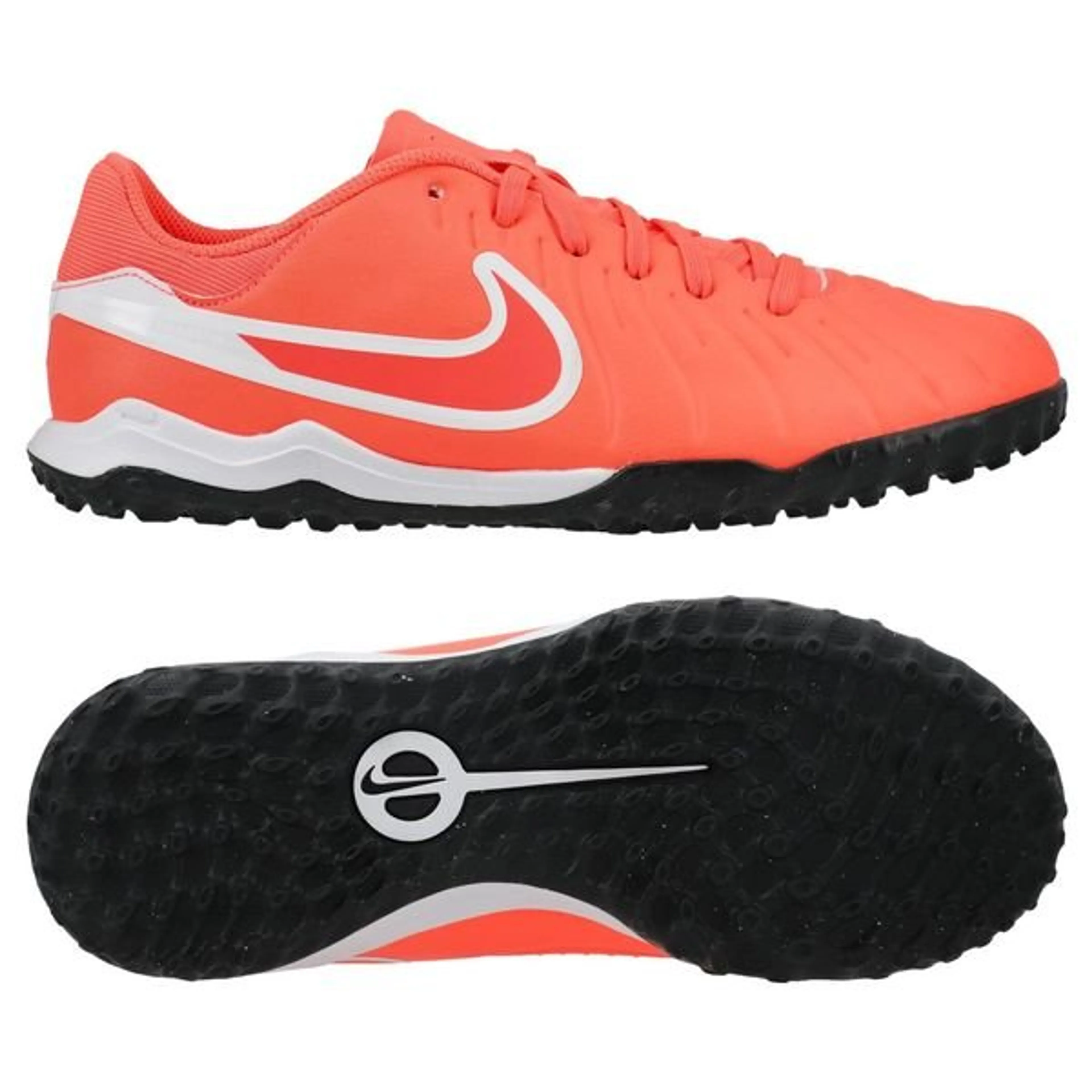 Nike Tiempo Legend 10 Academy TF Mad Energy - Hot Lava/Wit Kids