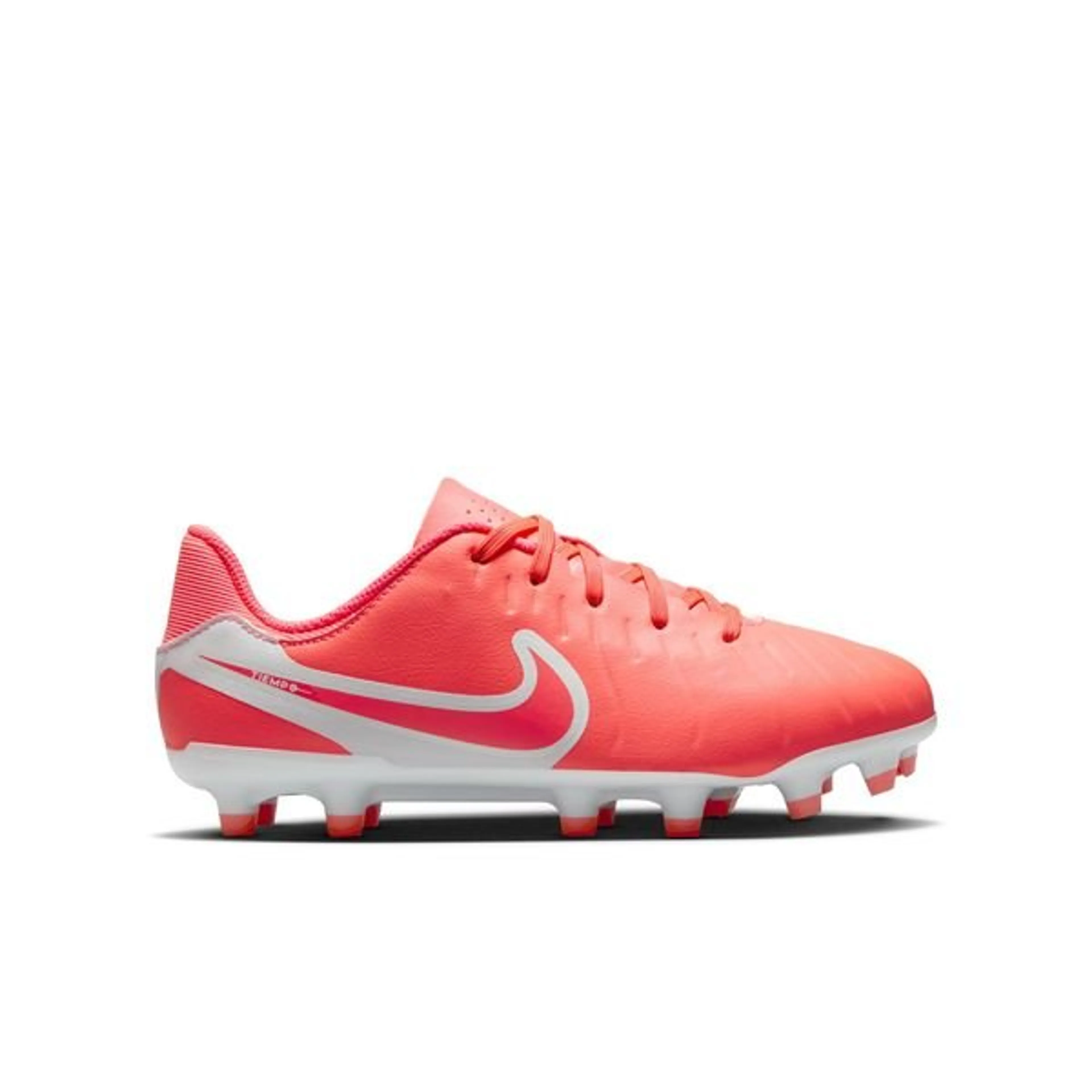 Nike Tiempo Legend 10 Academy MG Mad Energy - Hot Lava/White Kids