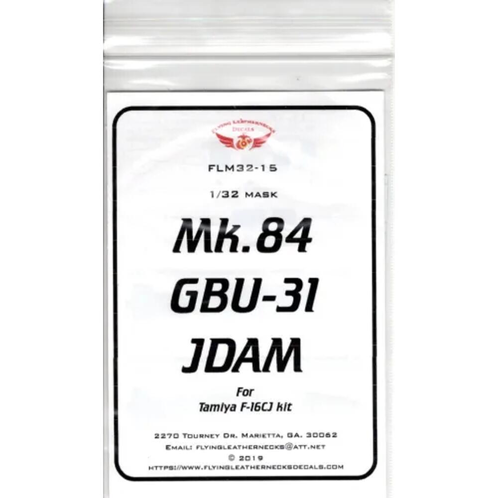 フライングレザーネックス 1/32 GBU-31 JDAM マスクシート タミヤ F-15E/F-16CJ用 FLM32-15