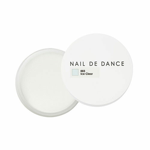 Nail de Dance パウダー 003 アイスクリア 100g アクリルパウダー スカルプ アクリル 長さ出し 3D ネイル 検定